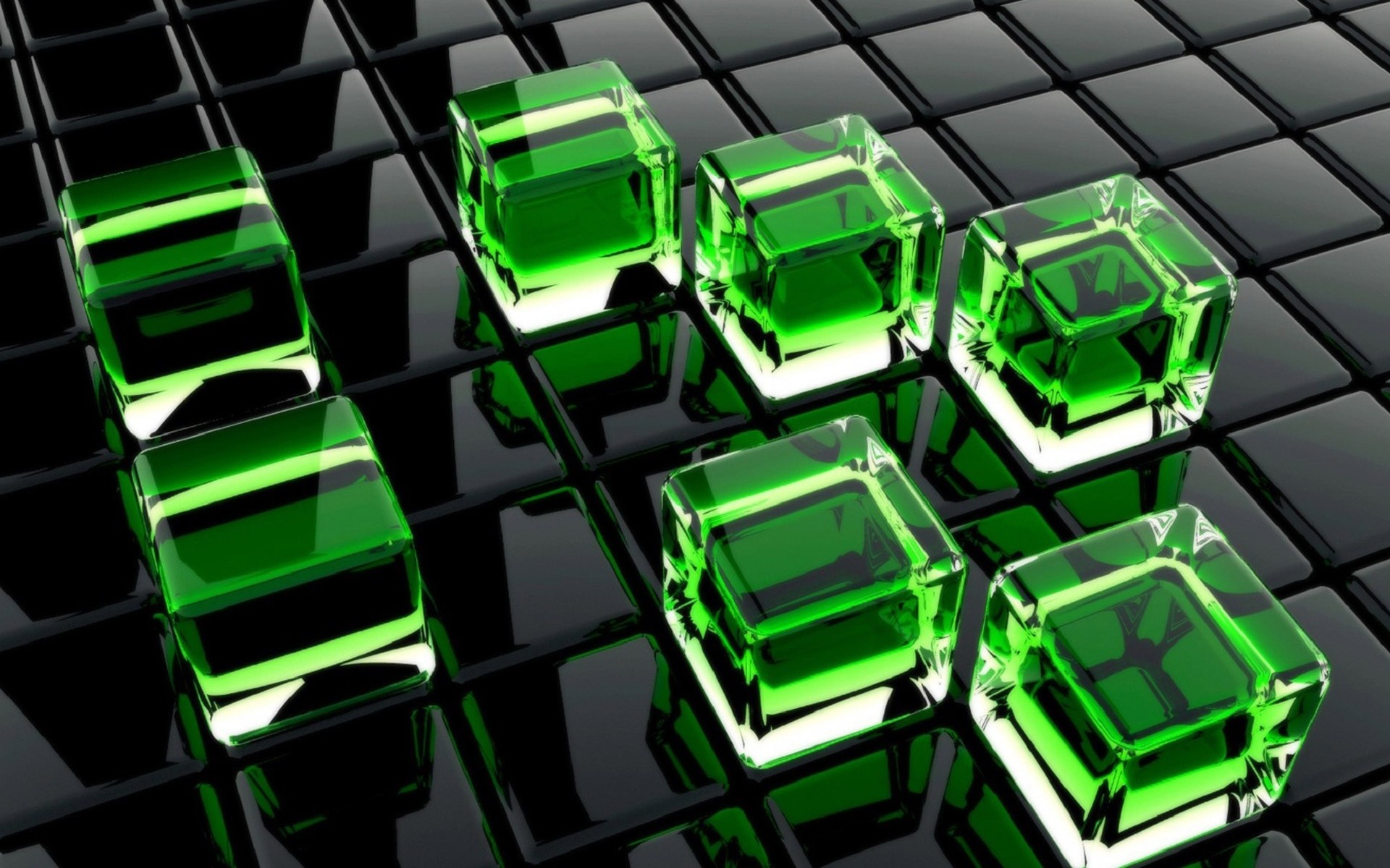 1920x1200 Green and Black Cube Wallpapers HD HD Wallpapers Full HD Wallpapers