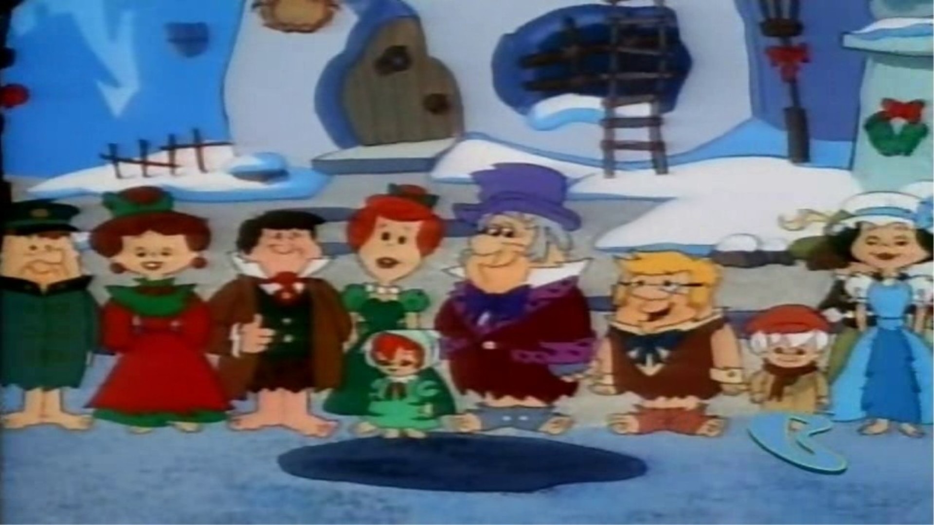 1920x1080 ... Fred Flintstone as Santa Clause in a Flintstone Christmas . ...