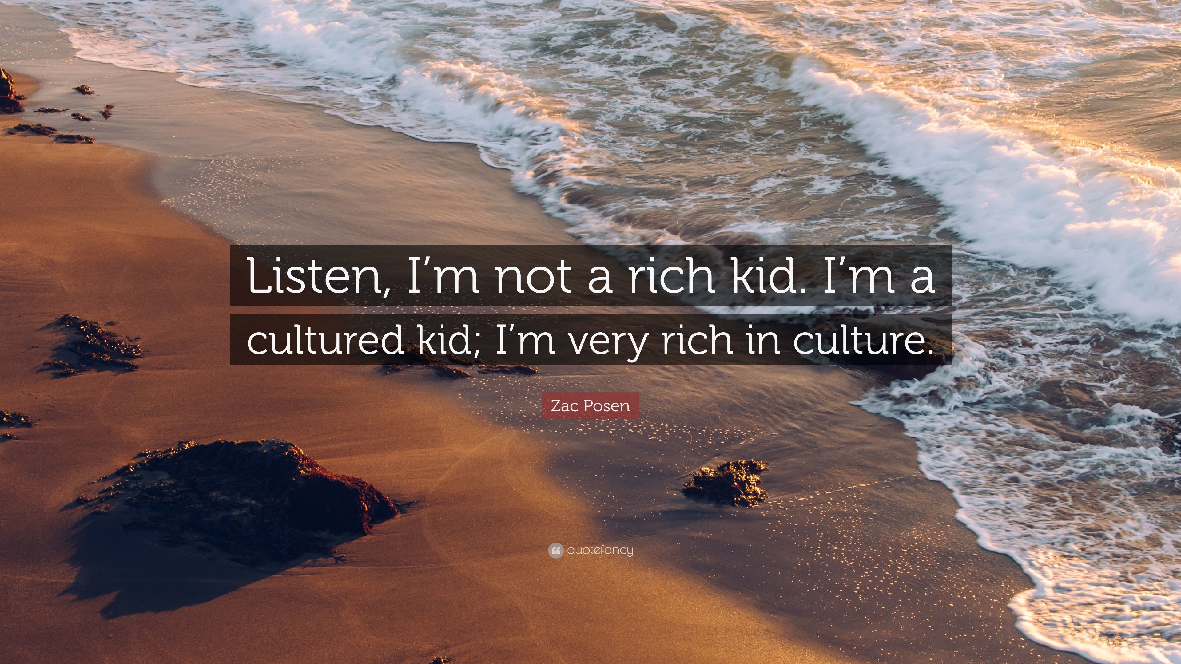 3840x2160 Zac Posen Quote: “Listen, I'm not a rich kid. I