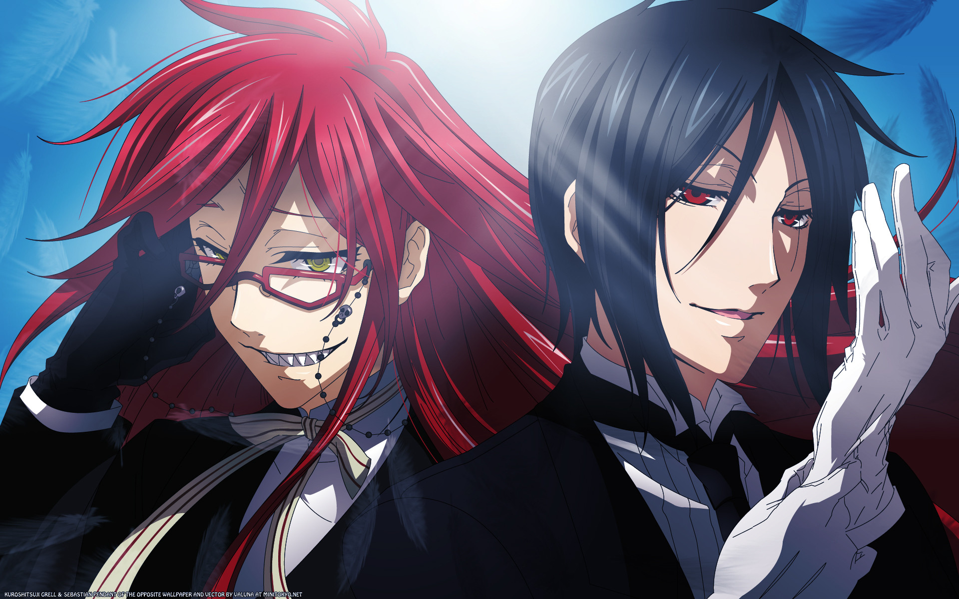 1920x1200 Black Butler Characters images Grell & Sebastian HD wallpaper and background  photos