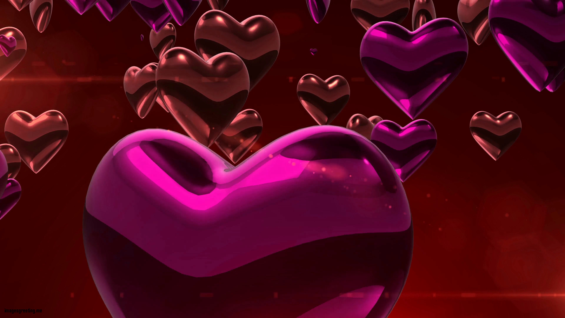 1920x1080 Lovely Hd Red Heart Wedding Motion Background Videoblocks Inside Happy  Anniversary Animations
