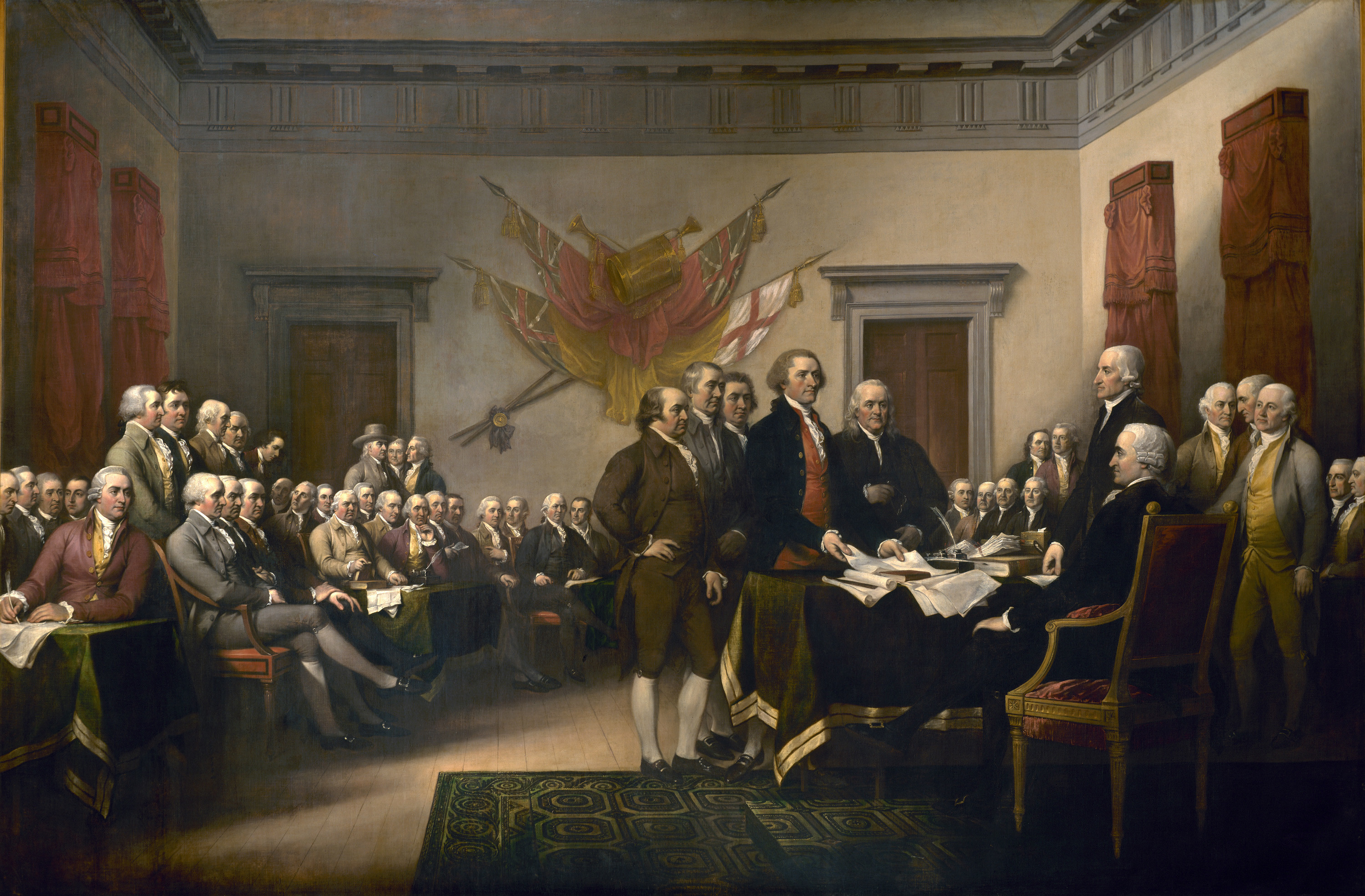 3000x1970 1 Trumbull's Declaration Of Independence HD Wallpapers | HintergrÃ¼nde -  Wallpaper Abyss