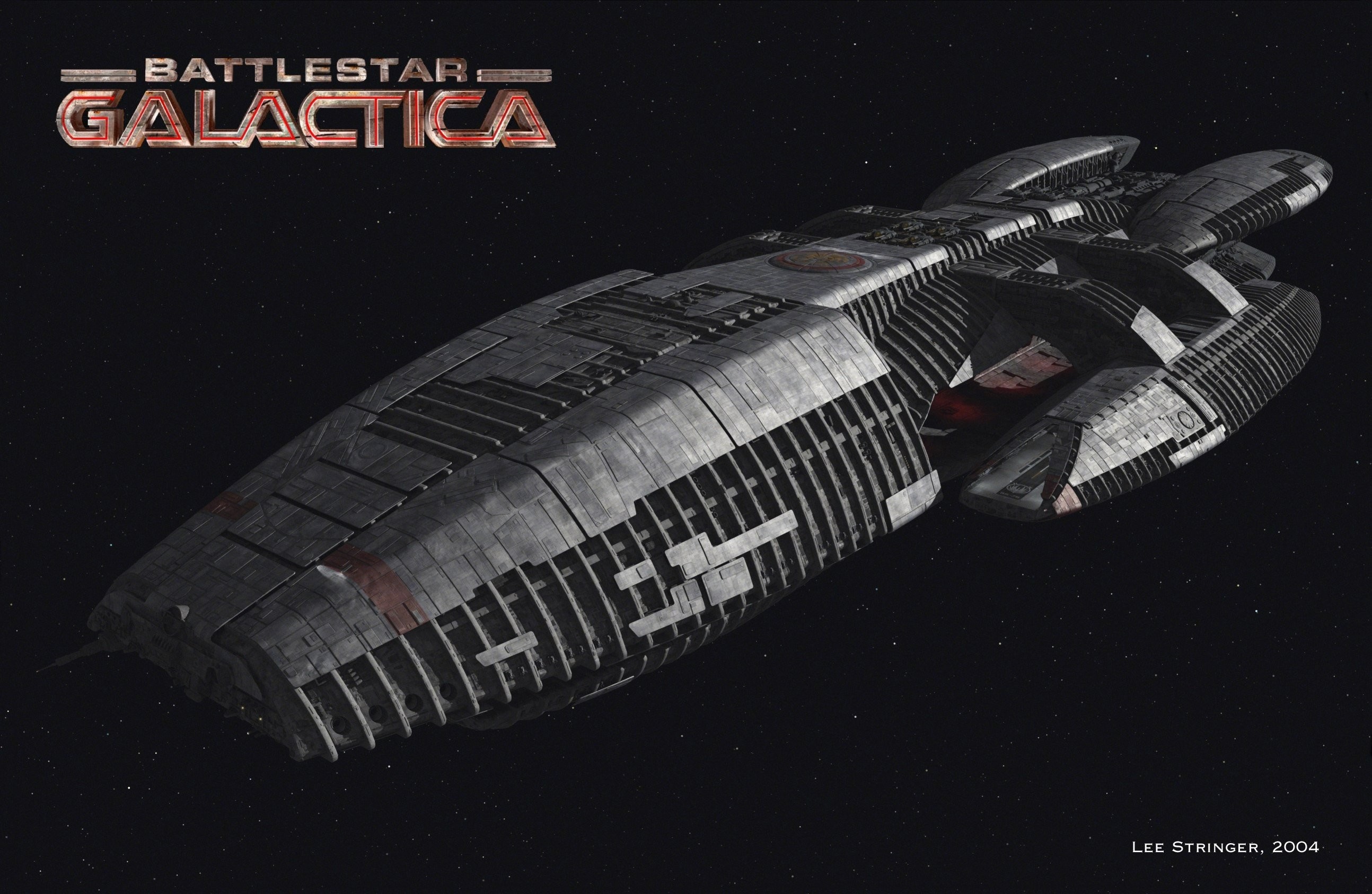 2588x1688 Battlestar Galactica, Spaceship
