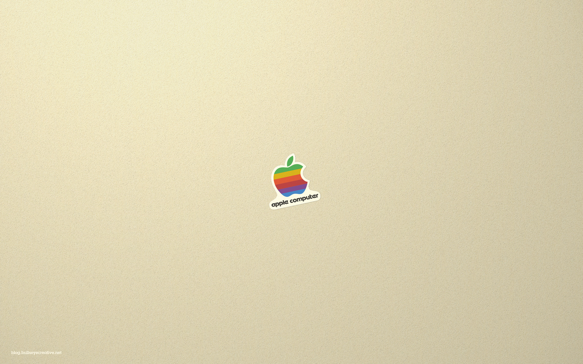 1920x1200 Classic Retro Apple Logo Wallpaper