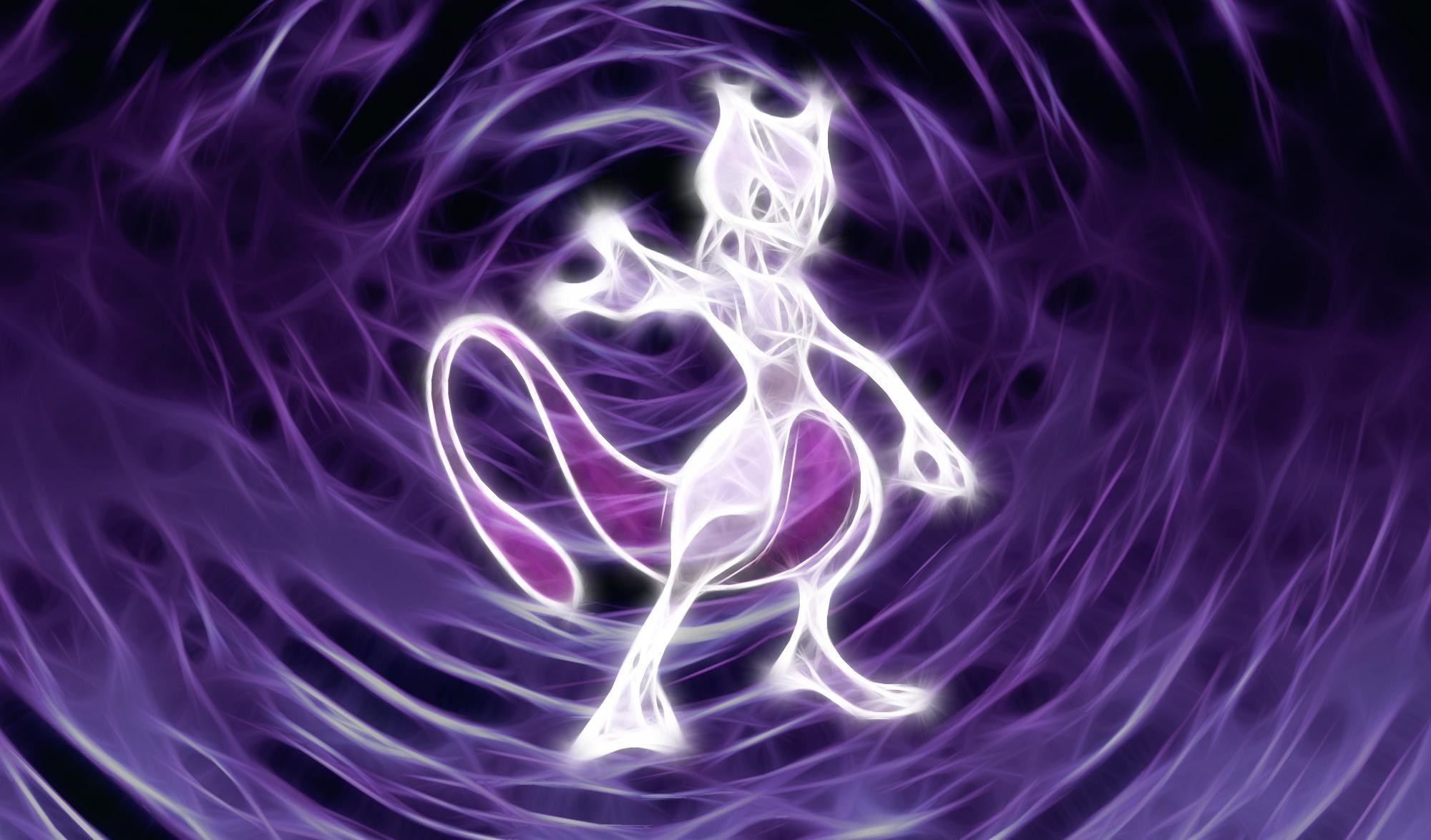 2000x1175 DeviantArt: More Like Mewtwo Wallpaper by PorkyMeansBusiness
