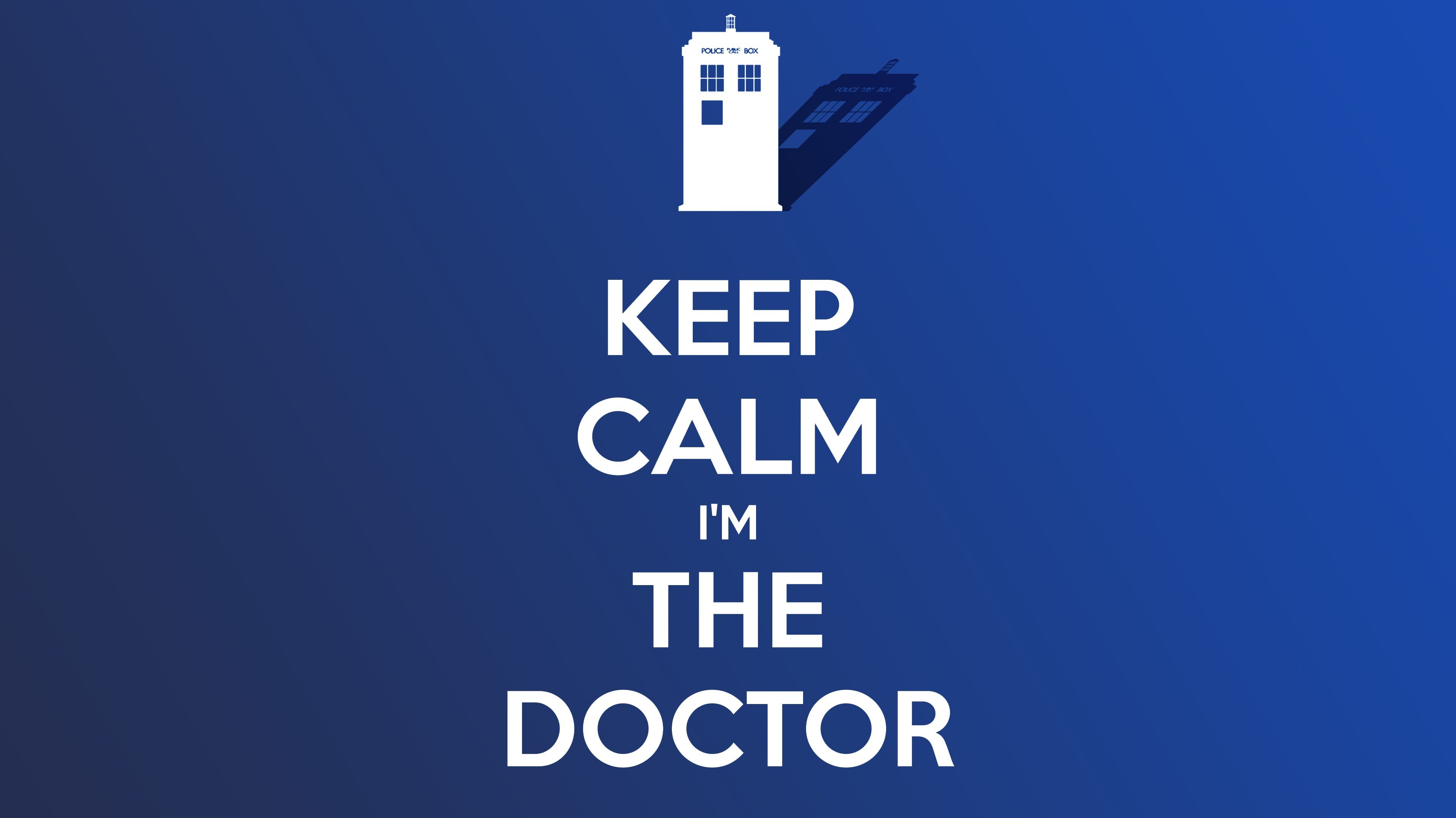 3840x2160 Doctor Who, The Doctor, TARDIS, Keep Calm And... Wallpapers HD / Desktop  and Mobile Backgrounds