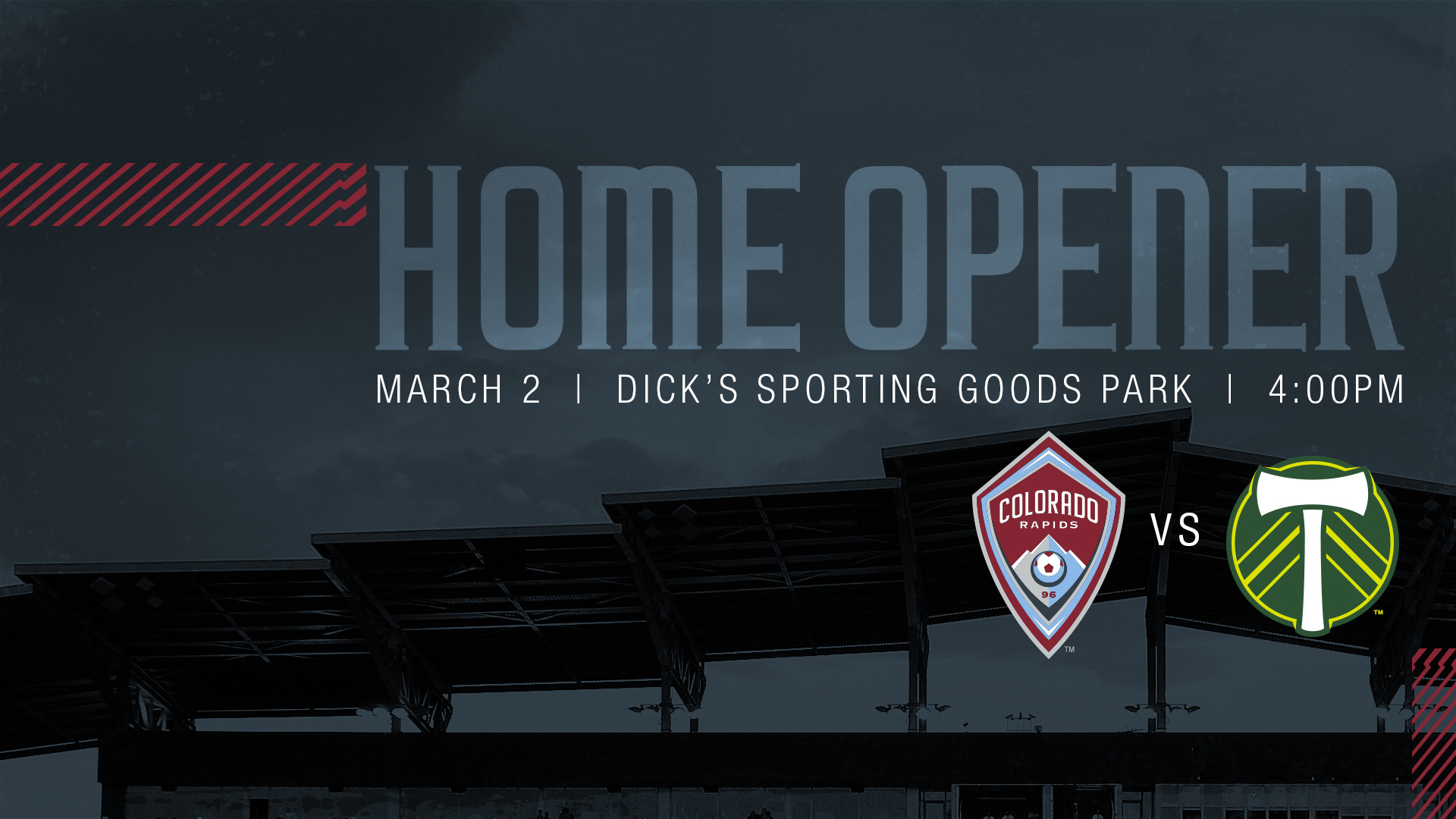 1920x1080 Colorado Rapids first home match of 2019 set for March 2 against the Portland  Timbers