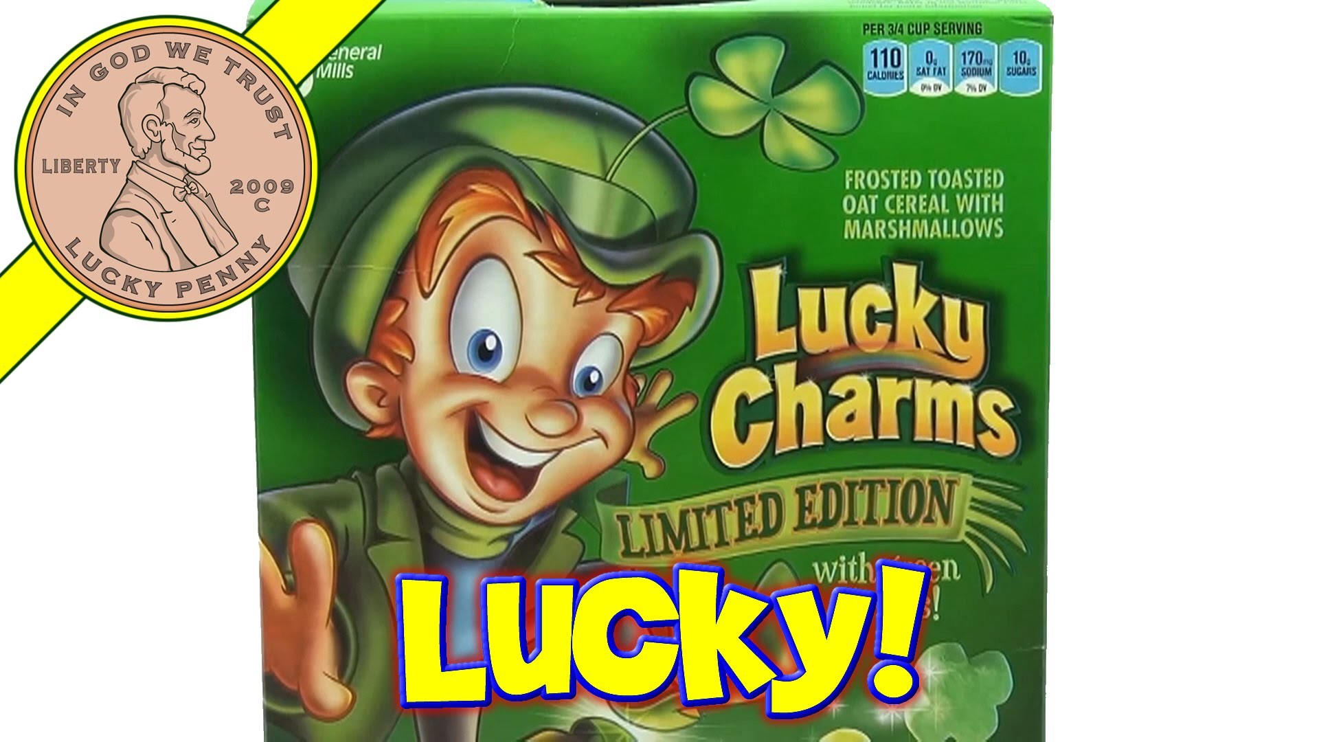 1920x1080 Lucky Charms 2013 Limited Edition Breakfast Cereal - St. Patrick's Day  Green Item