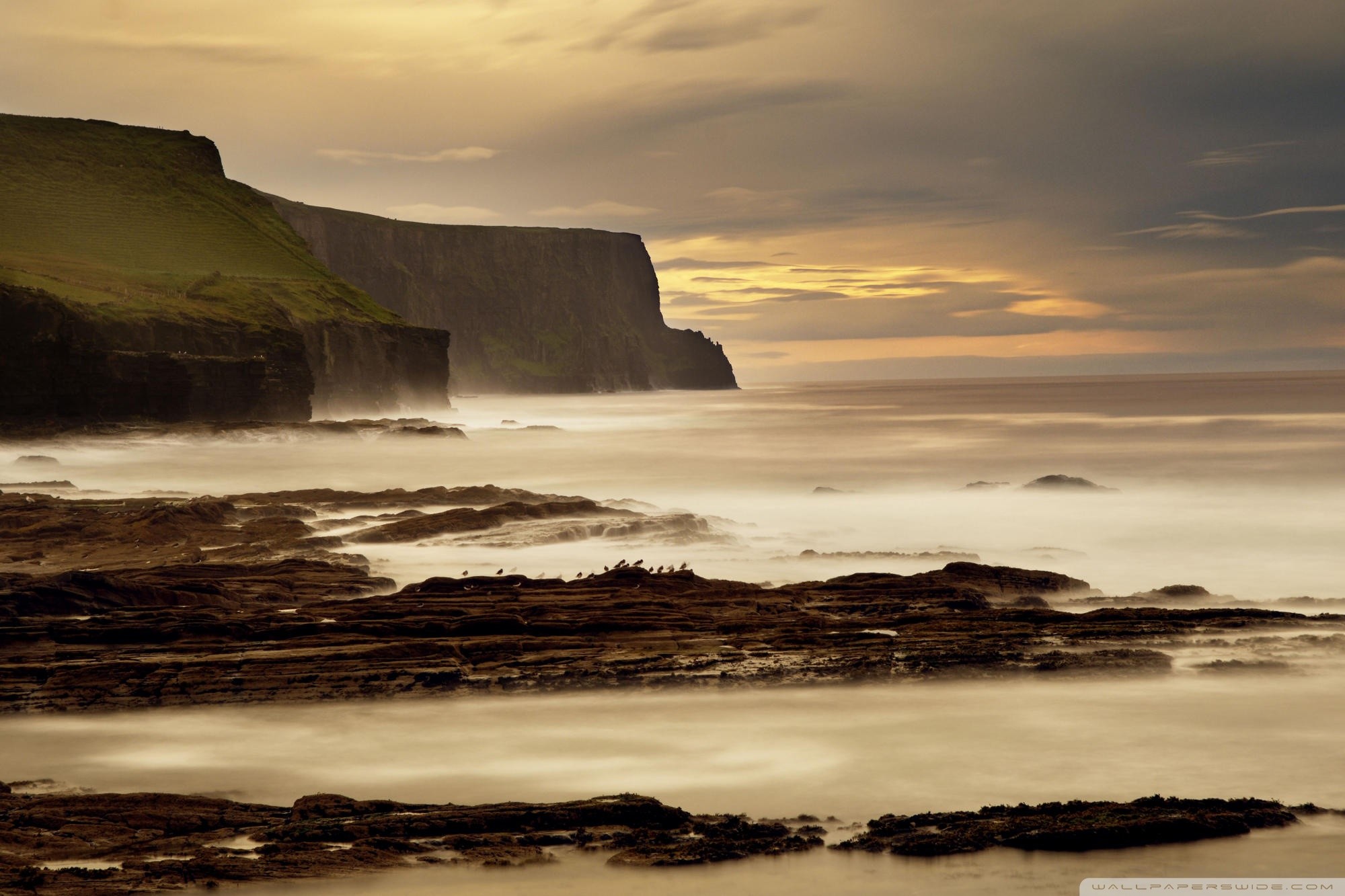 2000x1333 The Cliffs Of Moher Ireland HD Wide Wallpaper for Widescreen