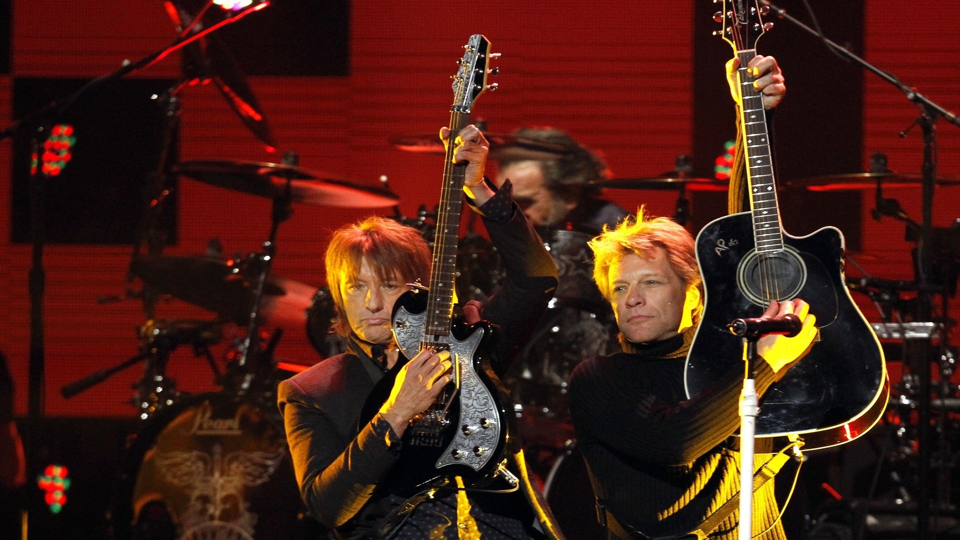 1920x1080 Jon Bon Jovi, Singer, Concert, Hard Rock, Heavy Metal, Guitar,