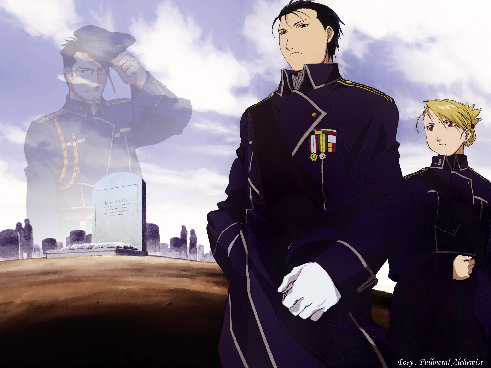 2048x1536 Roy Mustang And Riza Hawkeye Wallpapers For Android