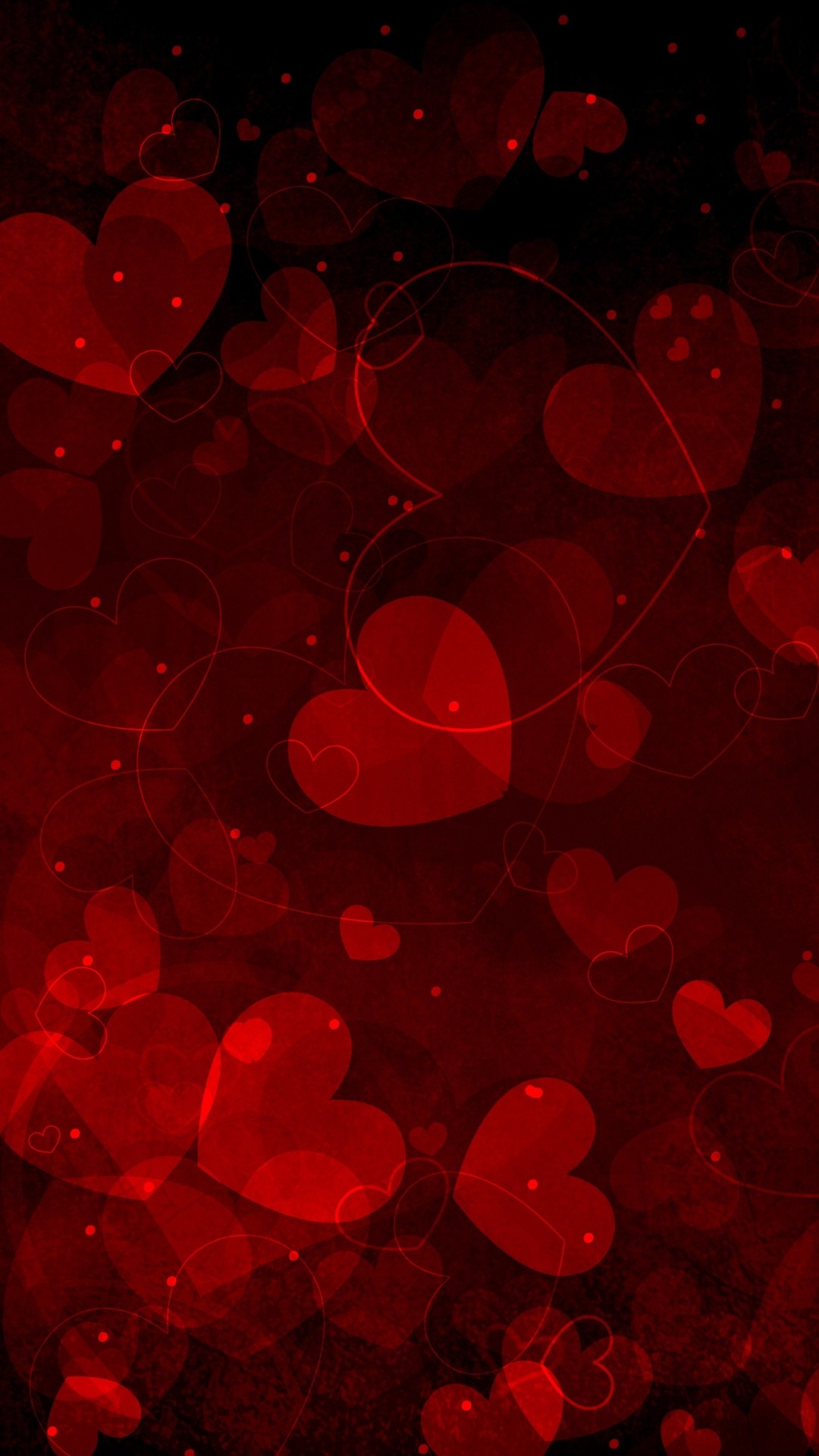 1080x1920 Valentines Day Pretty Hearts