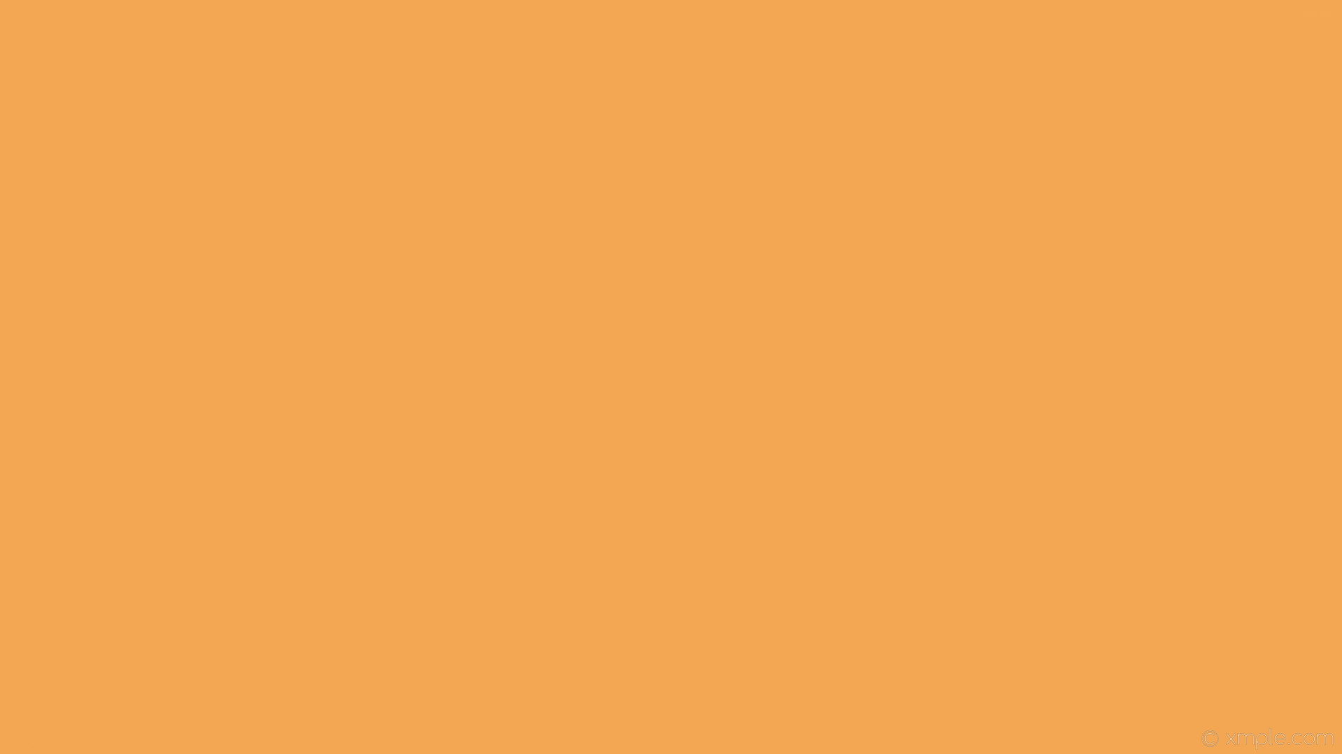 1920x1080 wallpaper orange plain one colour solid color single #f4a753