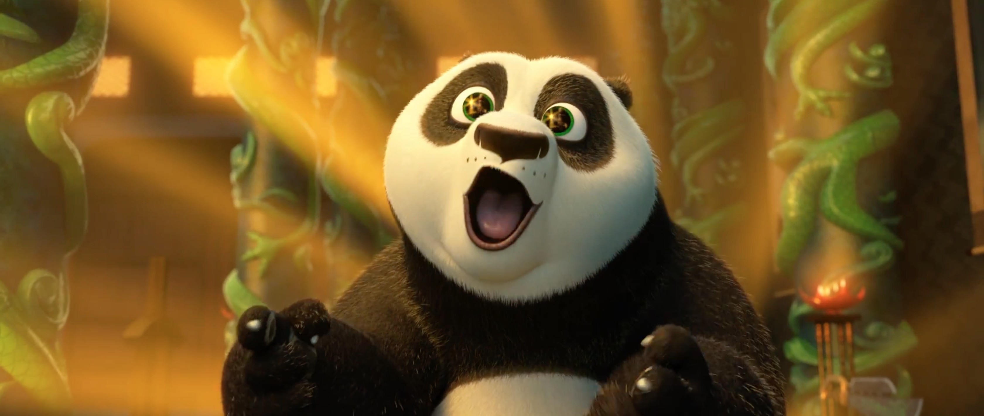 3360x1422 Kung Fu Panda 3 Background