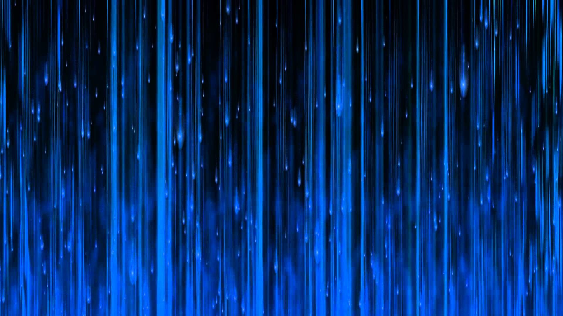 1920x1080 Blue Matrix Rain