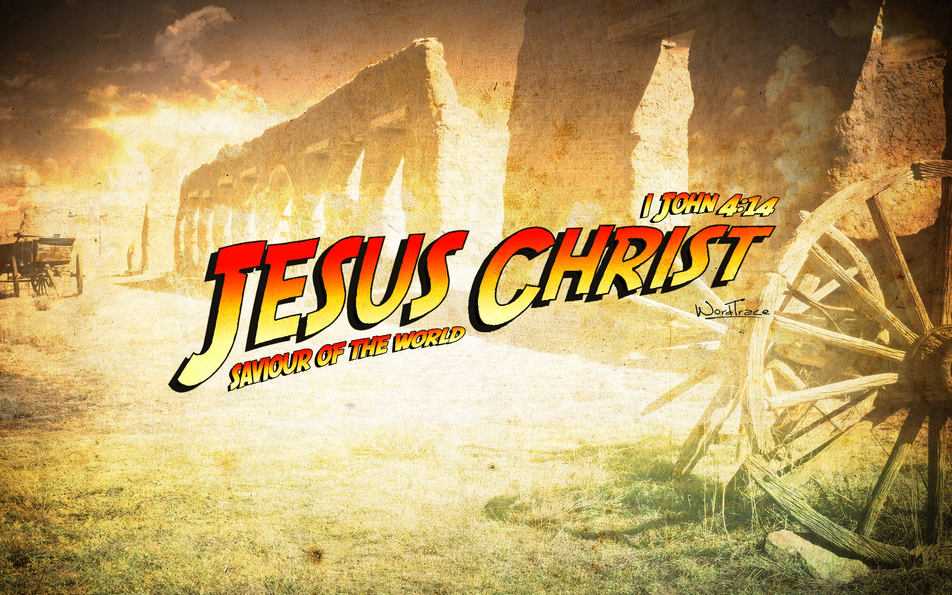 1920x1200 Jesus Christ (Indiana Jones Style)