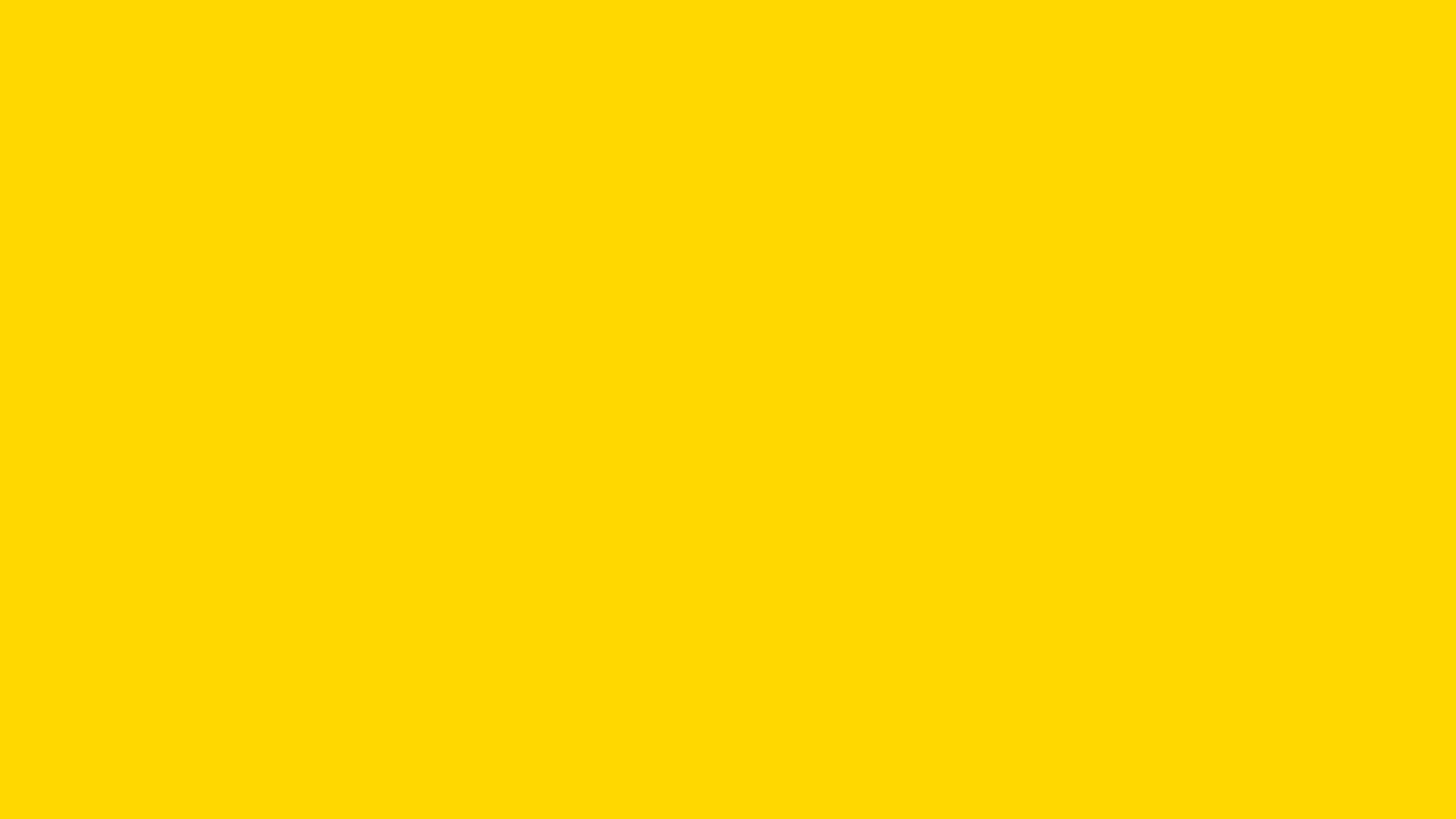 2560x1440  School Bus Yellow Solid Color Background