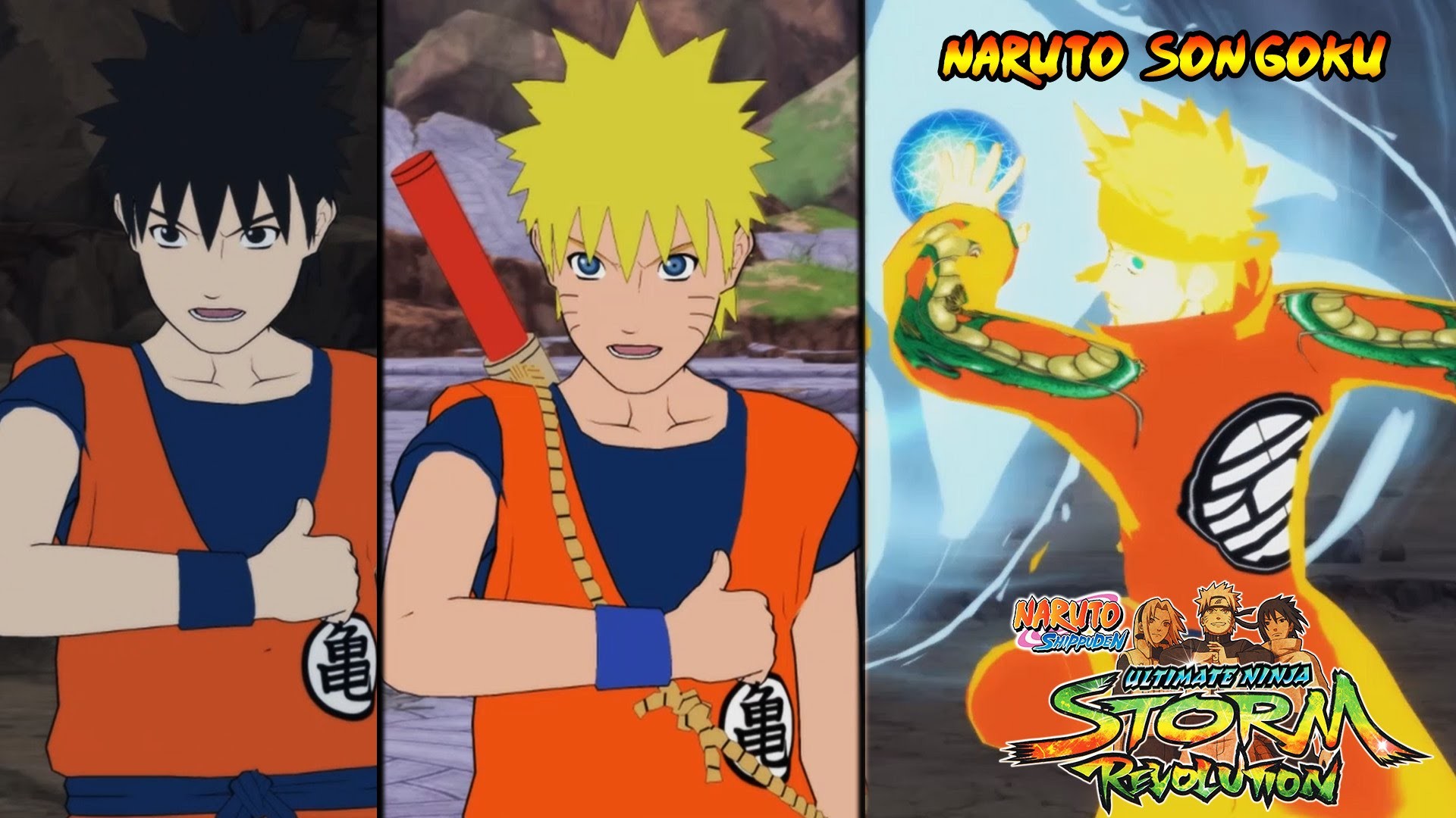1920x1080 Naruto Shippuden Ultimate Ninja Storm Revolution - Naruto Son Goku All  Forms Mod - YouTube