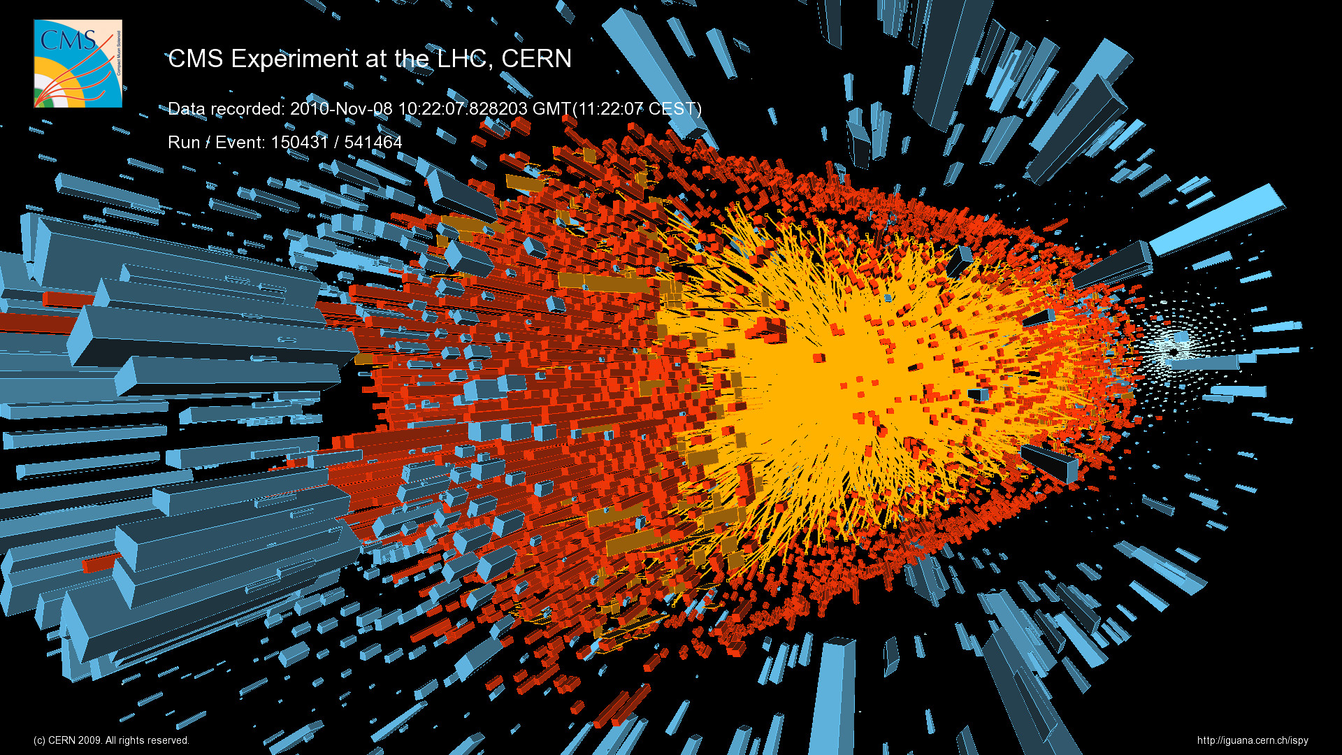 1920x1080 LHC Collision