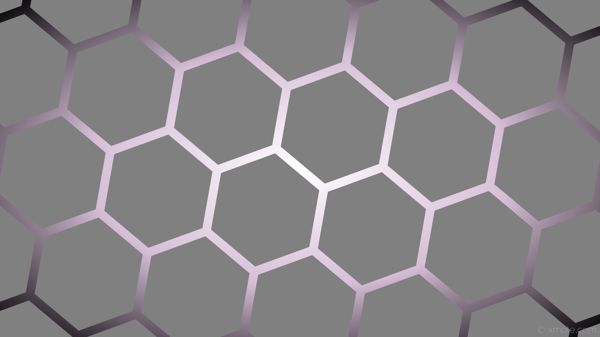 1920x1080 wallpaper grey black gradient purple hexagon white glow gray thistle  #808080 #ffffff #d8bfd8