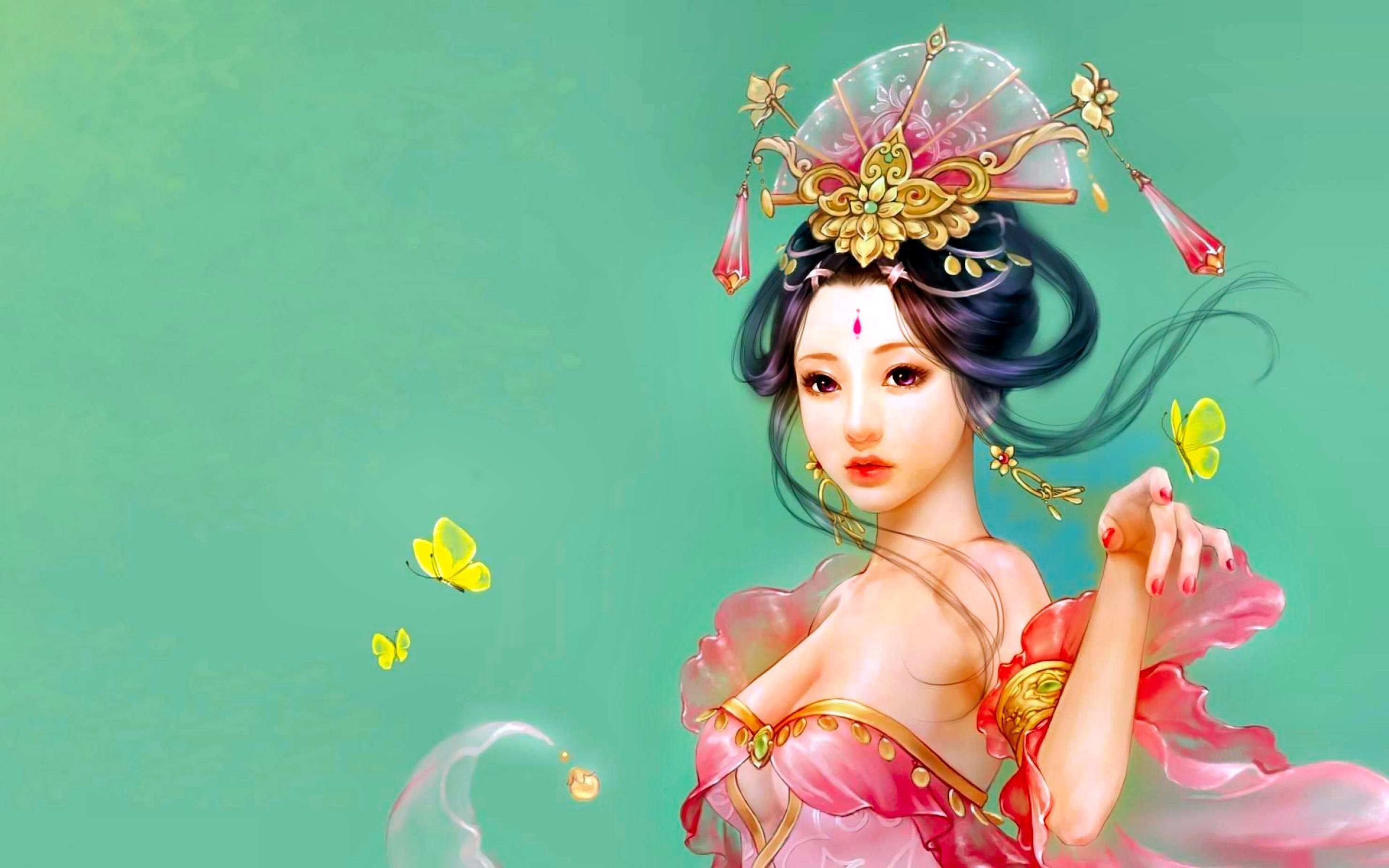 2960x1850 Fantasy - Oriental Artistic Asian Wallpaper