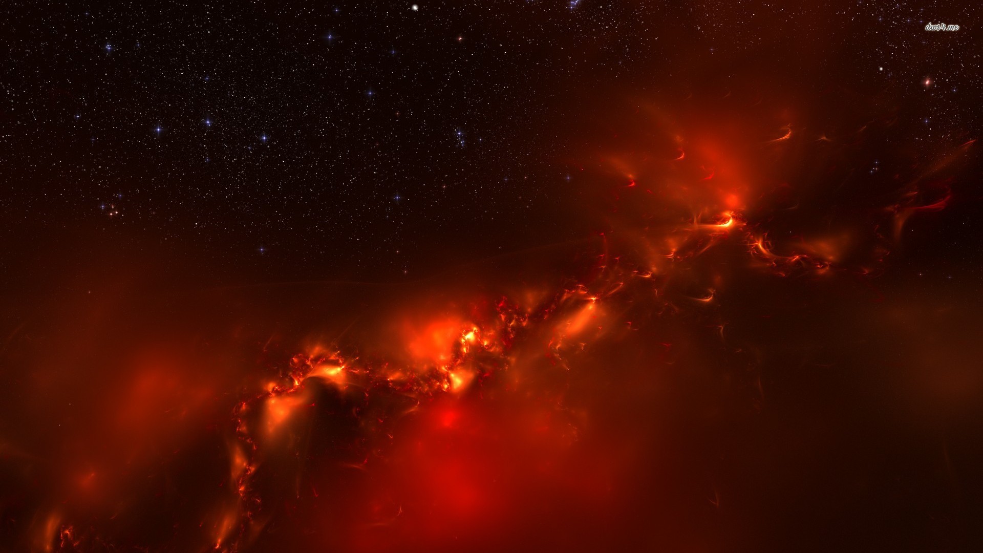 1920x1080 Red space wallpaper - Fantasy wallpapers - #8155