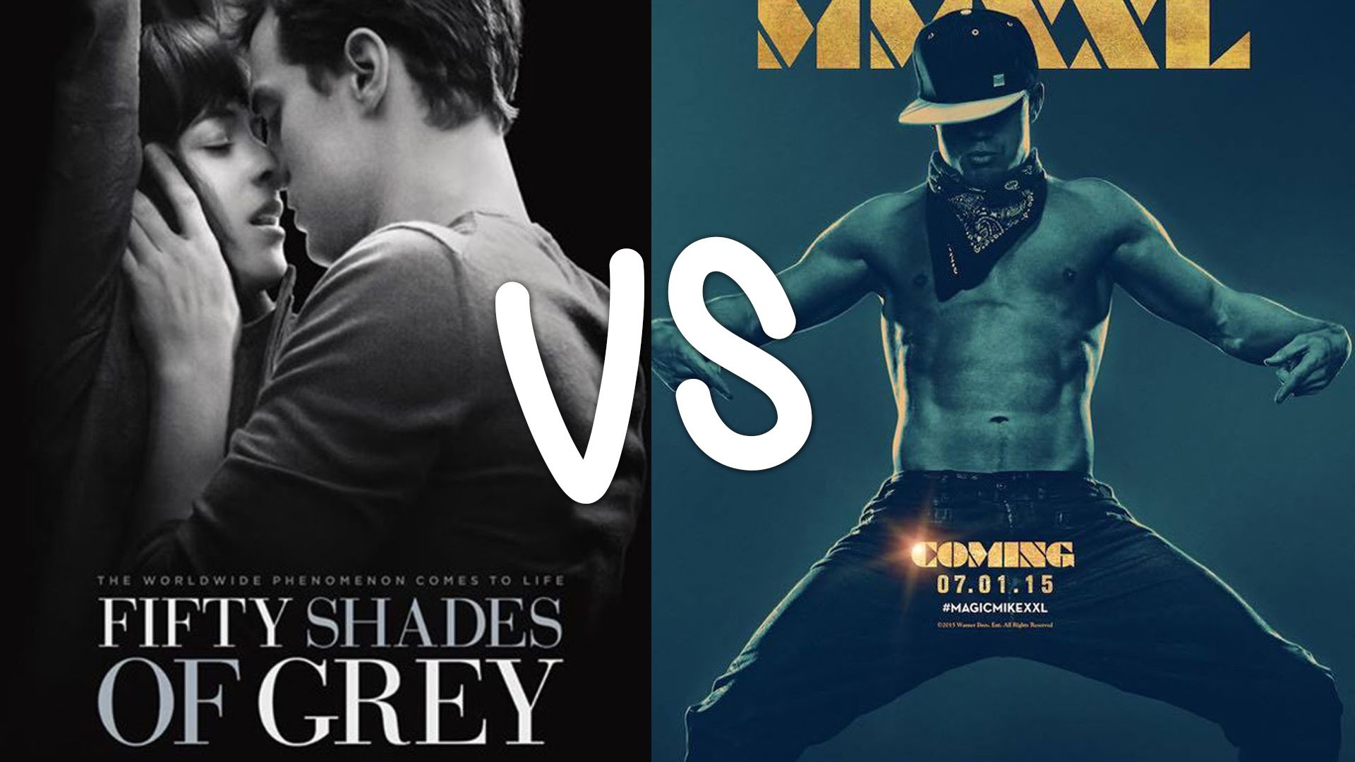 1920x1080 Fifty Shades of Grey VS Magic Mike XXL At the Grammys