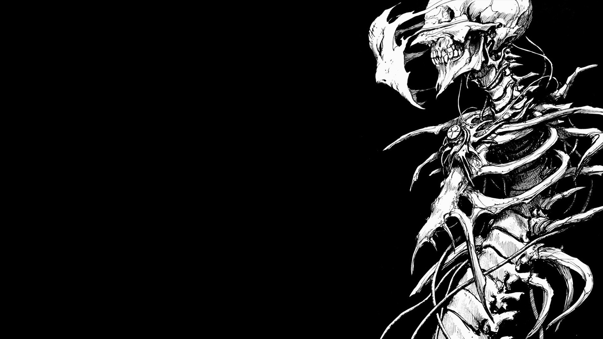 1920x1080 Explore Skeleton Bones, Halloween Art, and more! cool Black HD wallpapers  ...