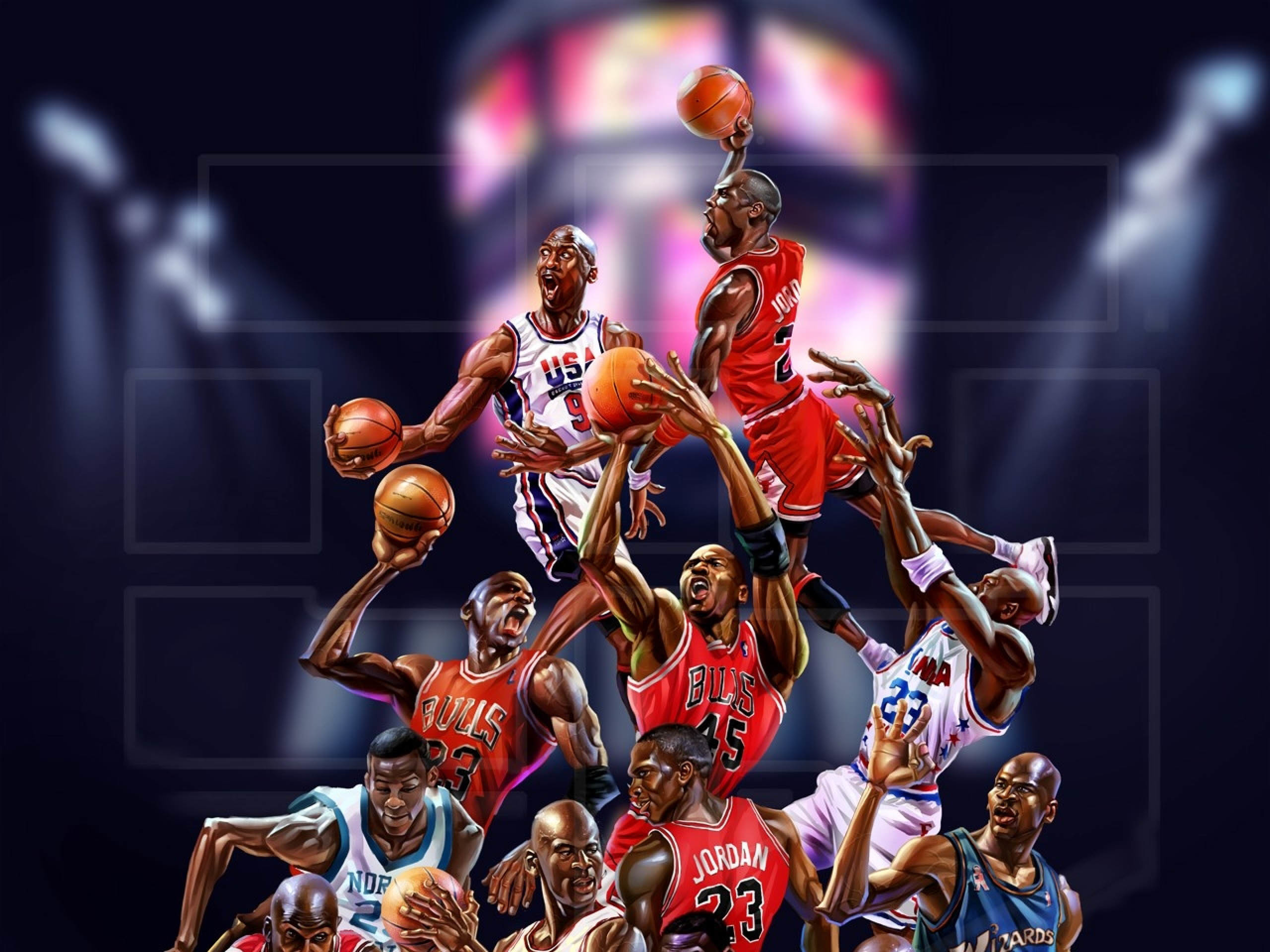 2560x1920 Amazing Michael Jordan Drawing  wallpaper
