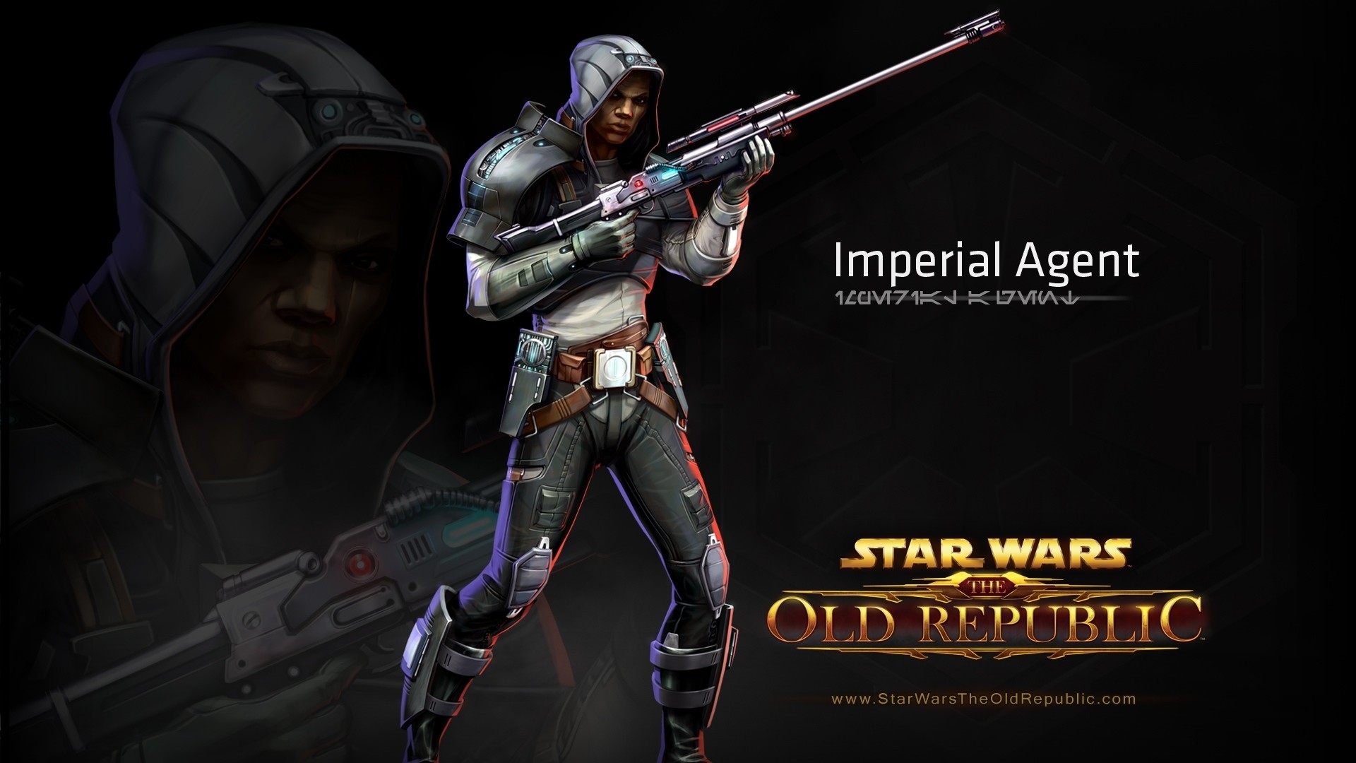 1920x1080  Wallpaper star wars the old republic, imperial agent, character,  gun