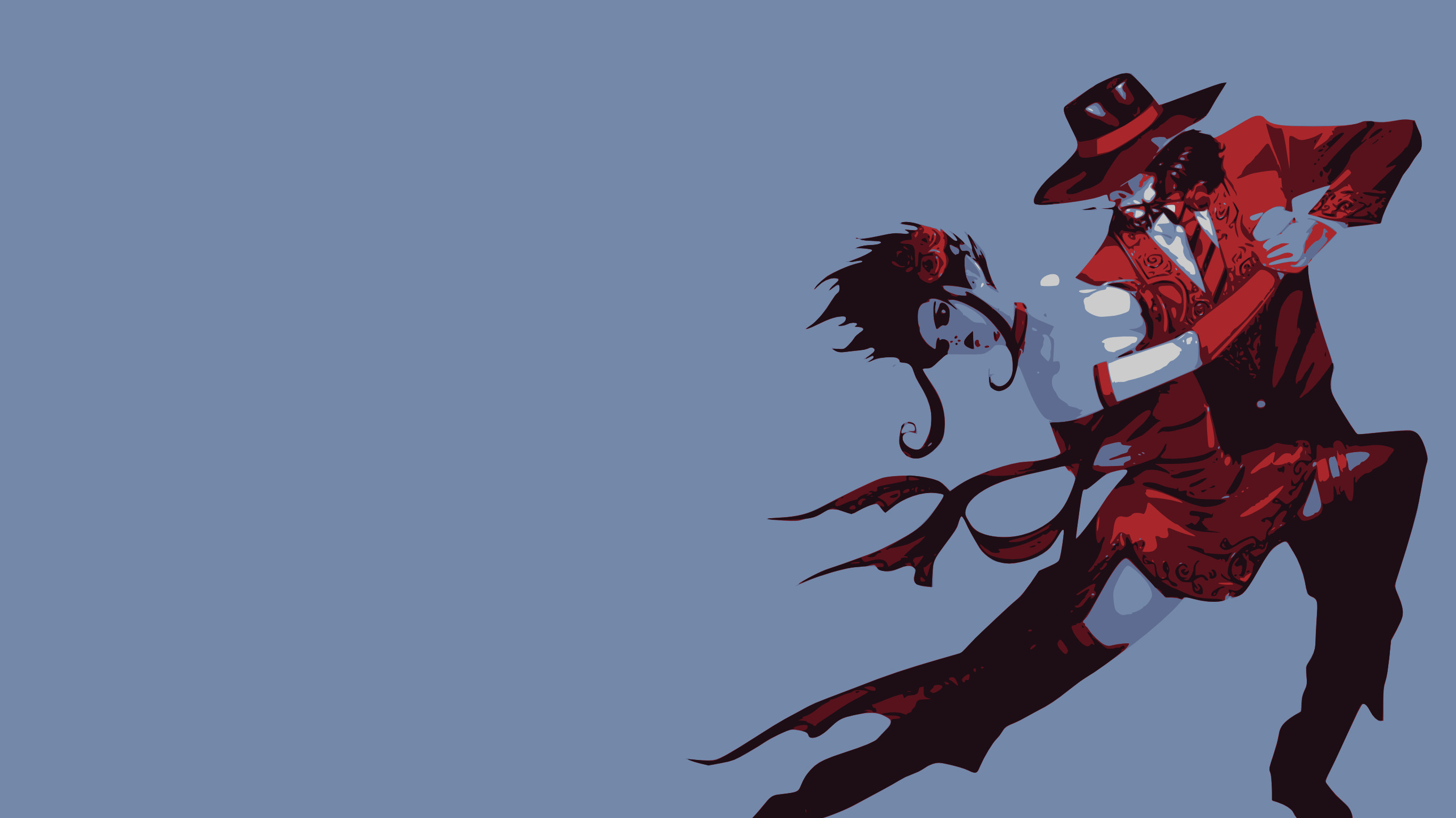 2732x1536 ... Tango Twisted Fate and Evelynn Vector Wallpaper by bohitargep