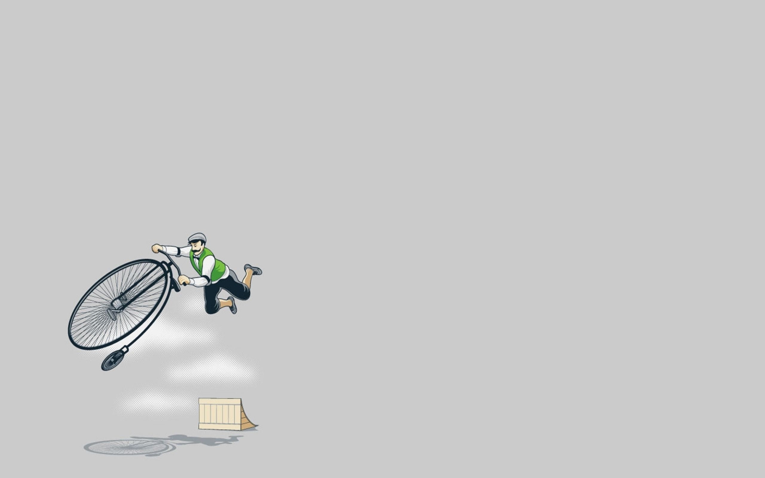 2560x1600 ... Falling with the bicycle