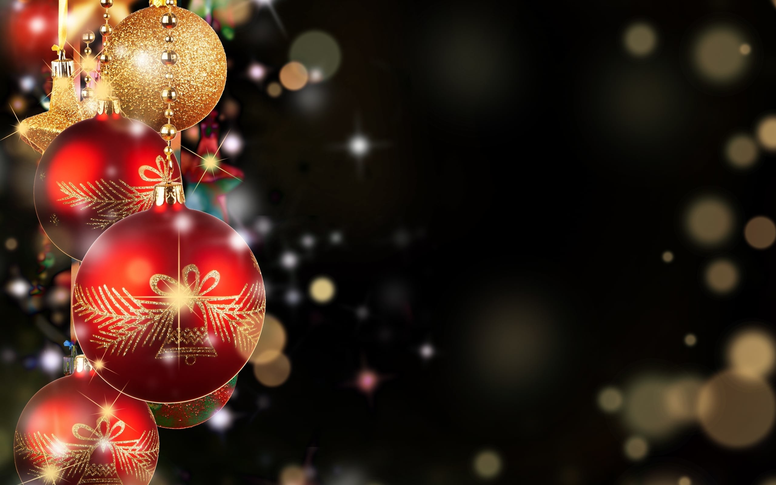 2560x1600 Christmas decorations HD 1080p wallpaper. Best image of Christmas  decorations