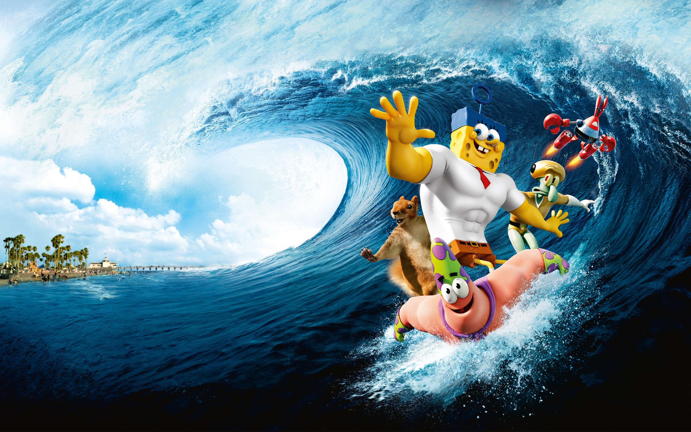 2880x1800 The Spongebob Movie (2048x1152 Resolution)