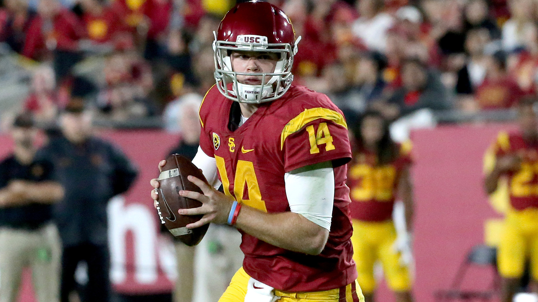 2048x1152 Sam Darnold and Jake Browning meet at last; with a USC win, they might meet  again - LA Times