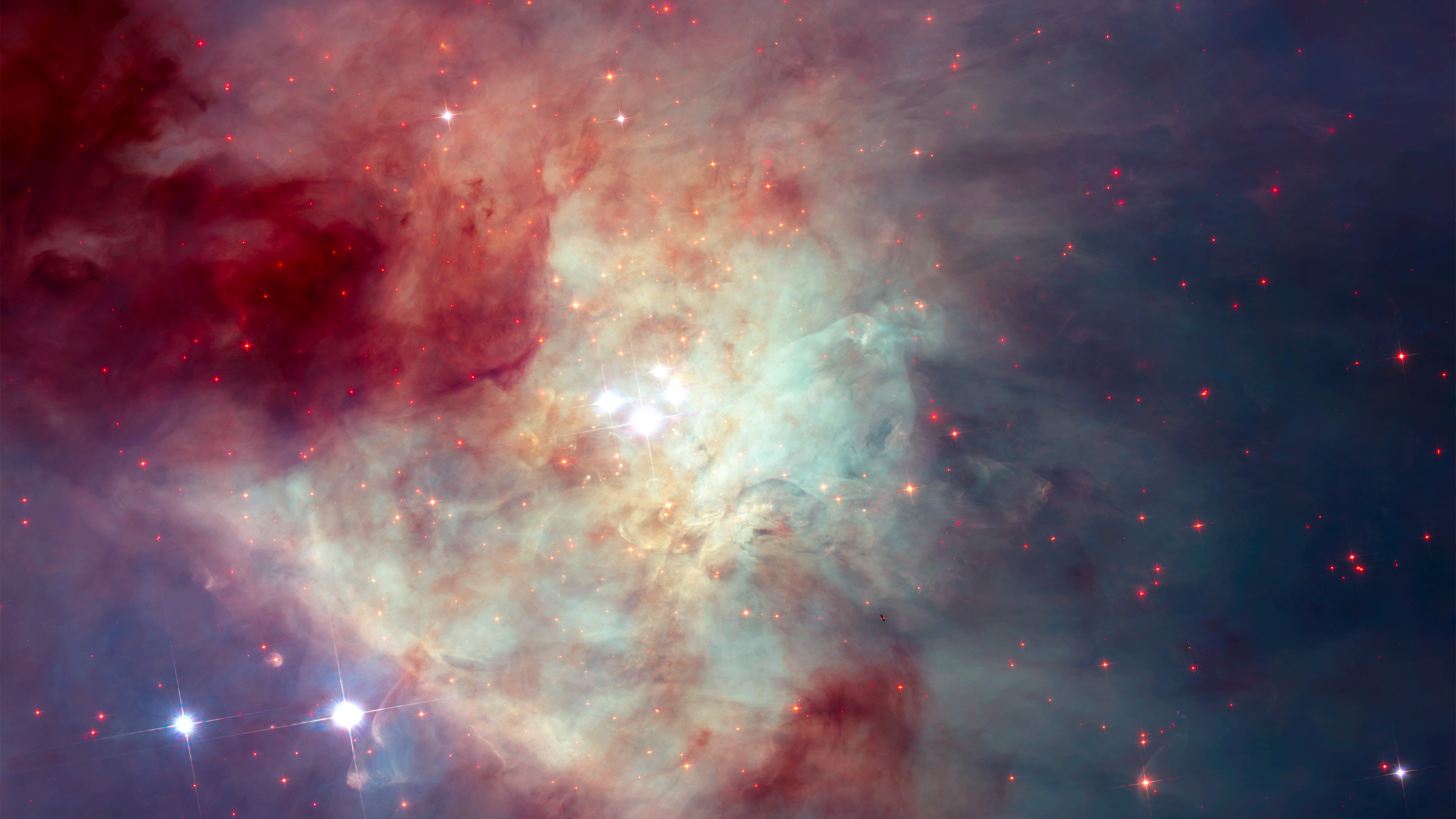 3840x2160 The Dramatic Center of the Orion Nebula (2017)