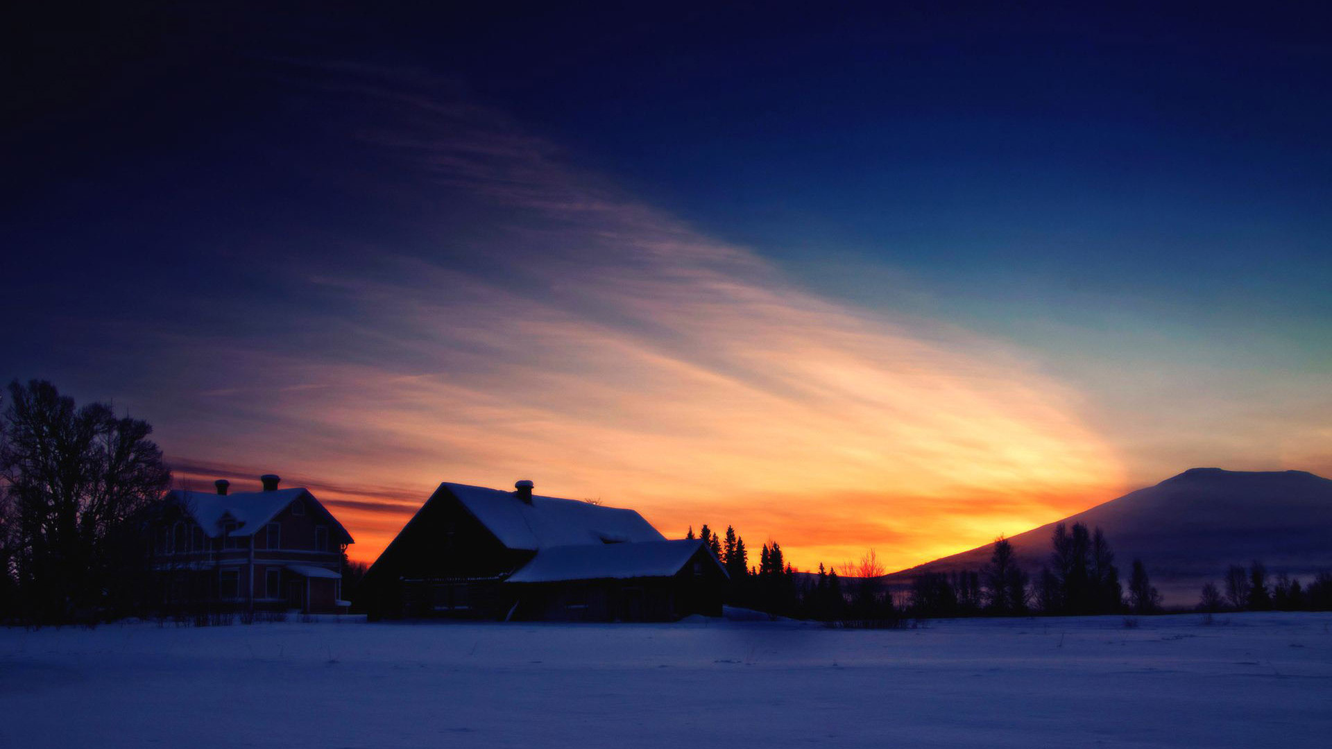 1920x1080 Top Winter Sunrise Backgrounds