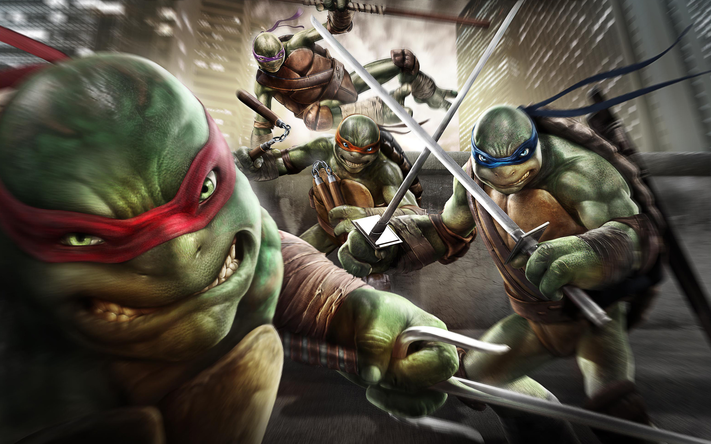 2880x1800 Teenage Mutant Ninja Turtles Out of the Shadows Game