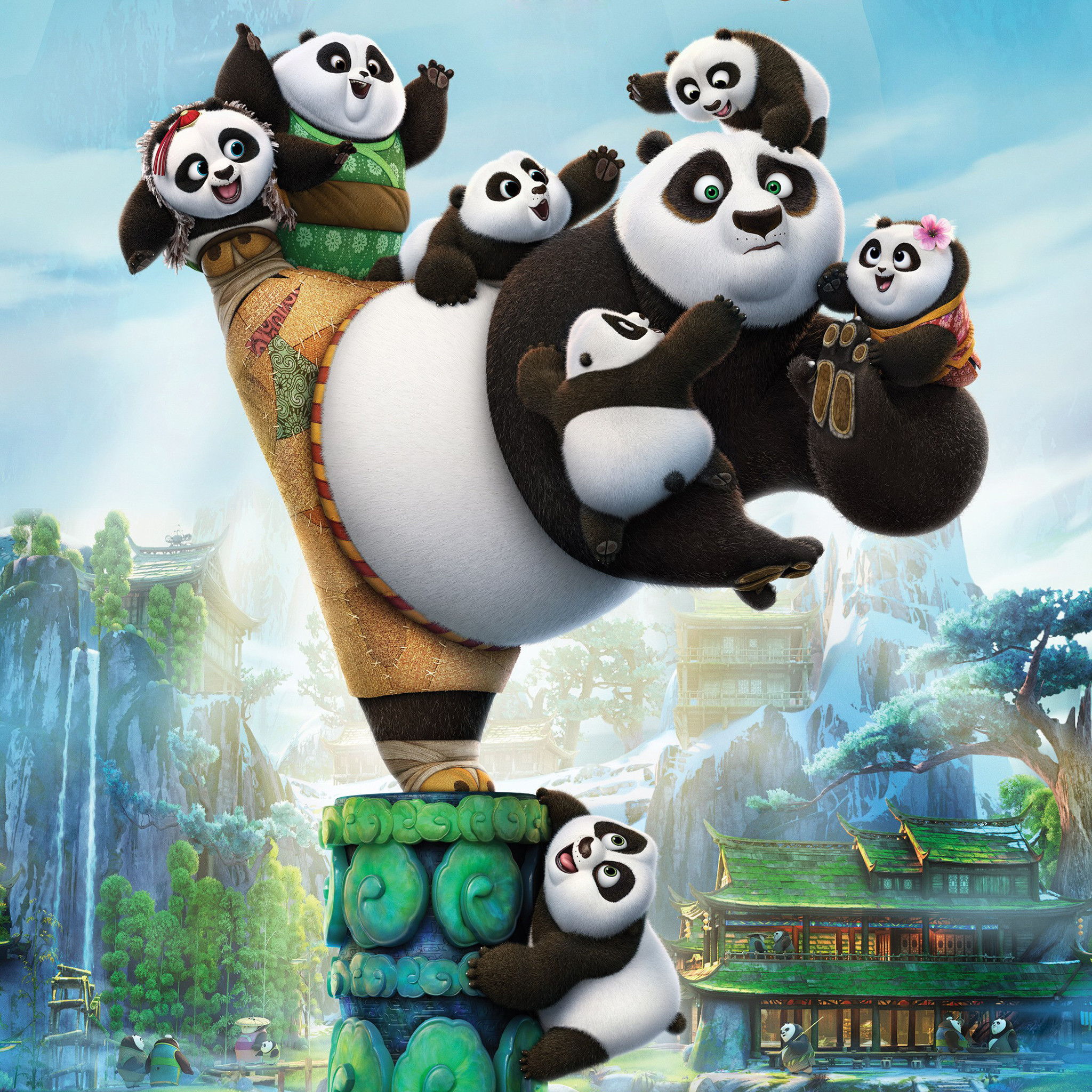 2048x2048 Kung Fu Panda HD Wallpaper