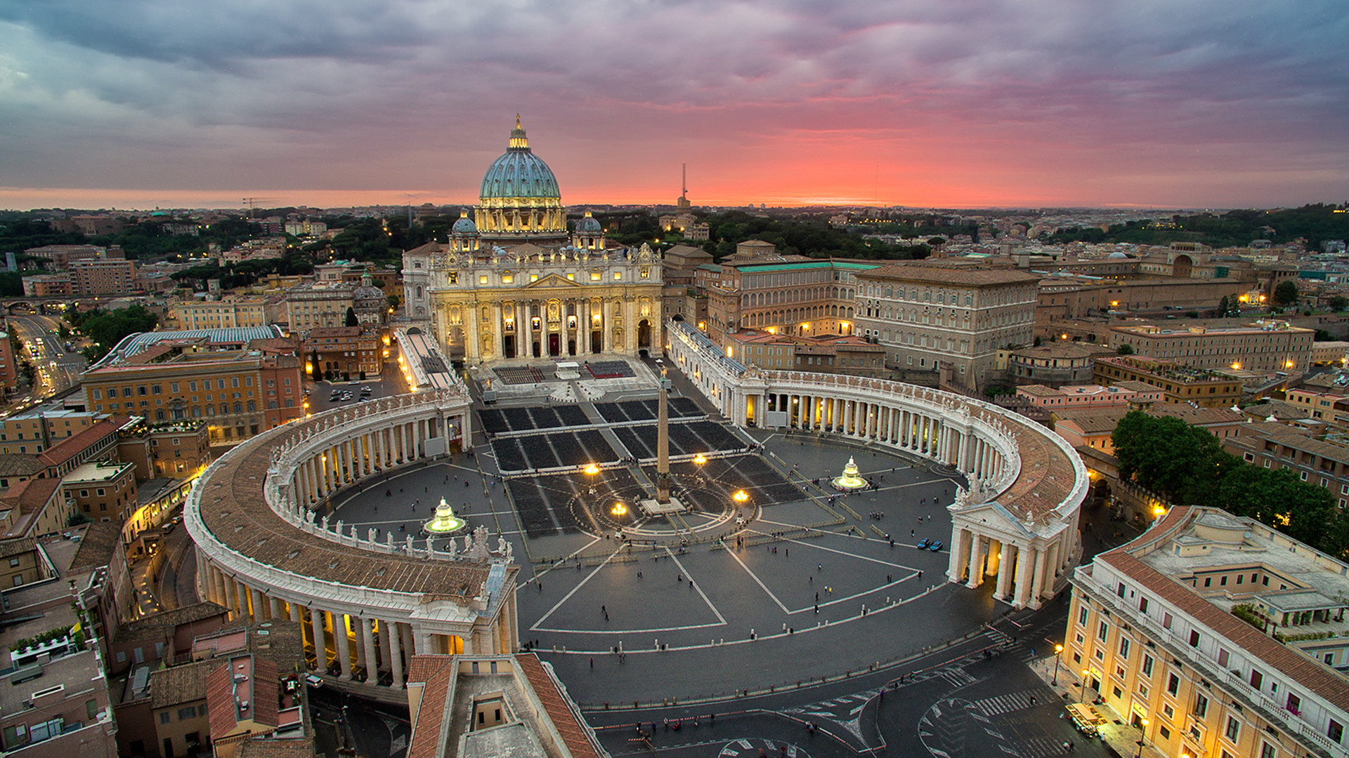 1920x1080 Vatican City, A City State Surrounded By Rome, Italy, Is The Headquarters Of  The Roman Catholic Church Desktop Hd Wallpaper