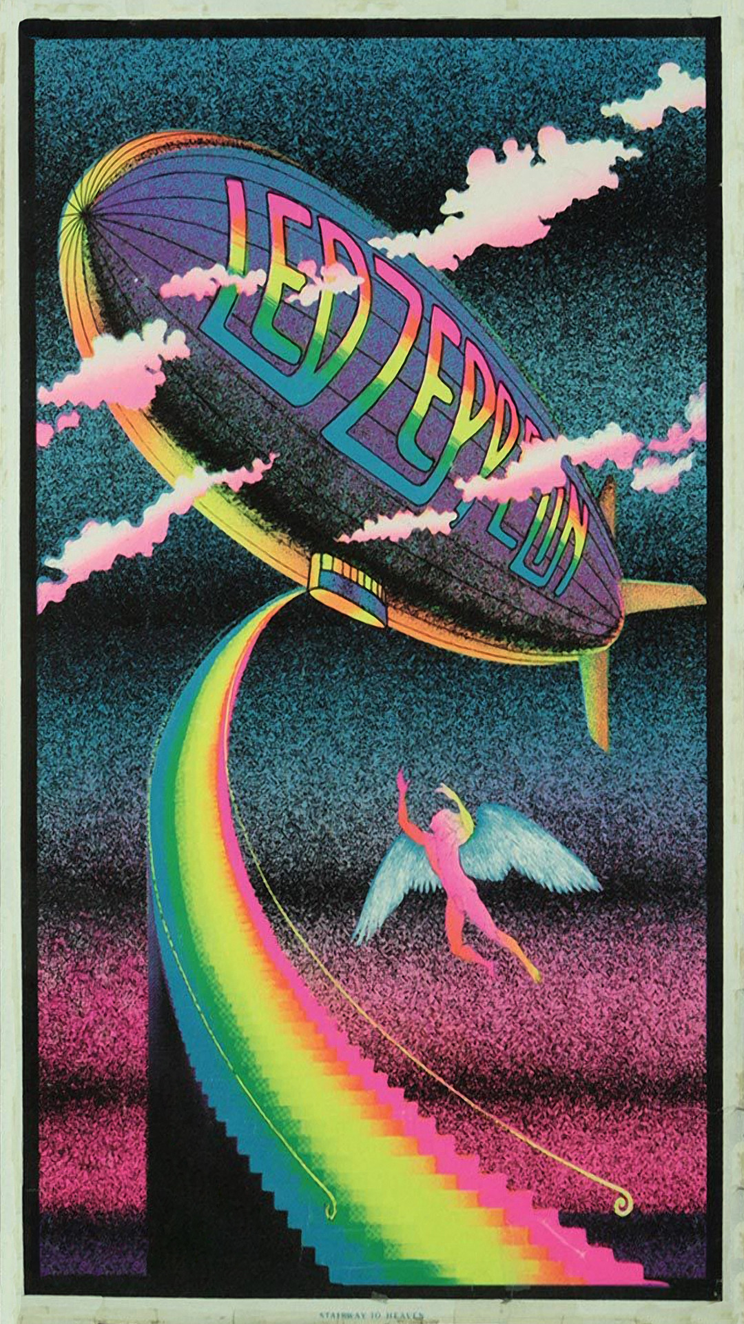 Made a phone background for Led Zeppelin 1 let me know what you think   rledzeppelin
