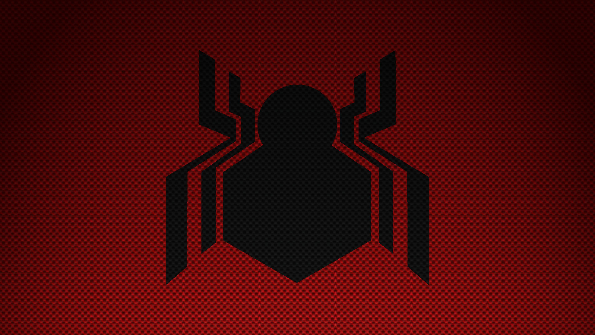 1920x1080 Made a simple MCU Spider-Man Logo wallpaper ...