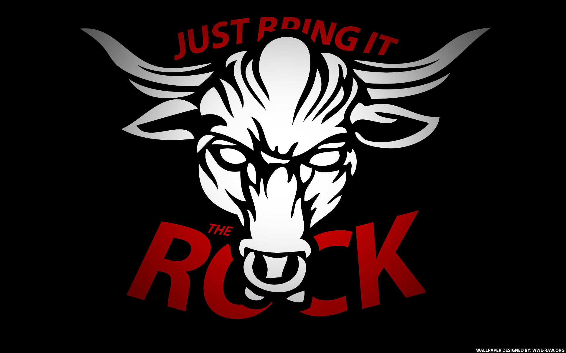 1920x1200 WWE Raw Gives You This Latest The Rock'S Brahma Bull Logo Wallpaper