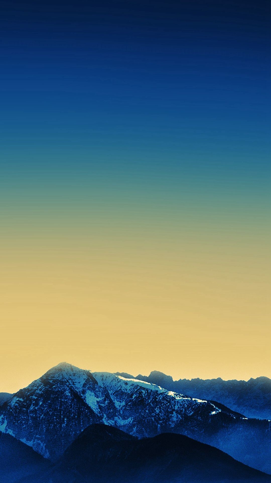 1080x1920 Dark Blue Wallpaper Official Mountain Apple Art #iPhone #6 #plus #wallpaper
