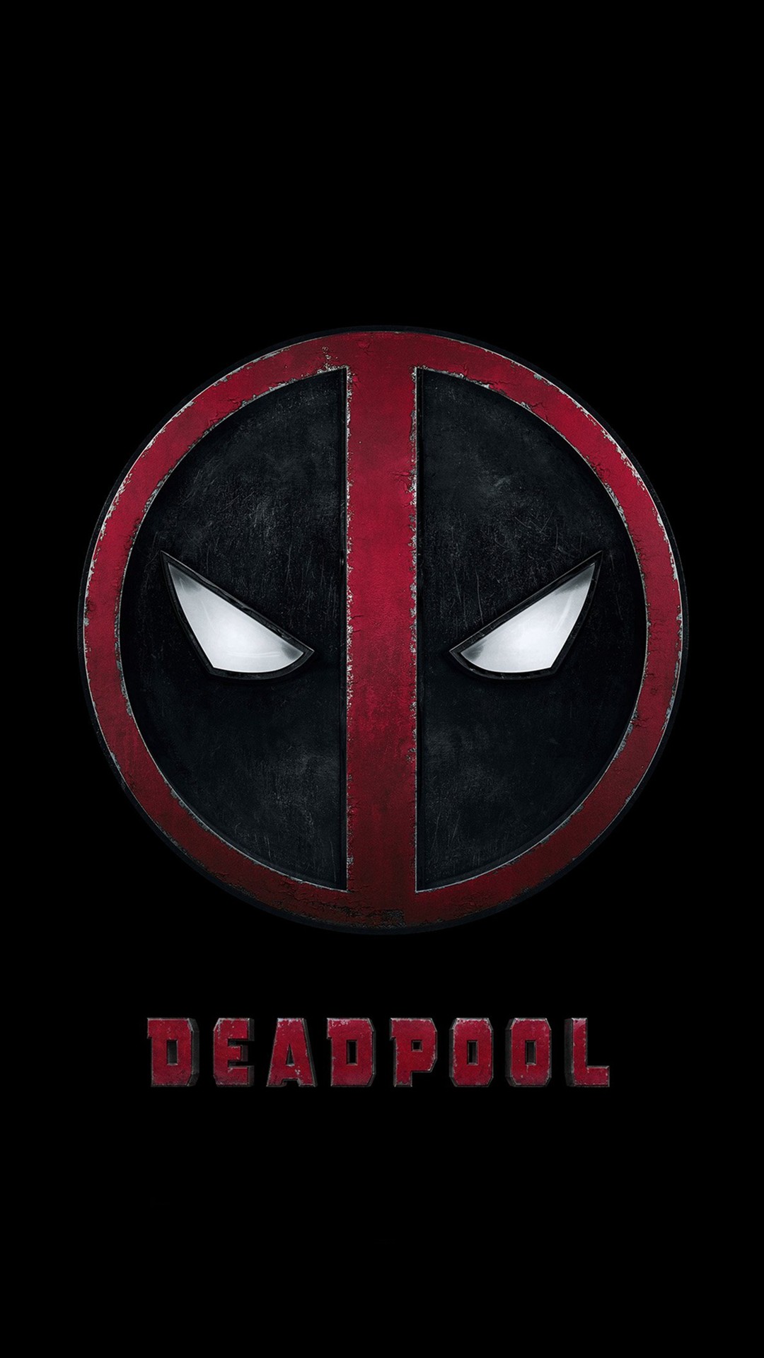 1080x1920 Deadpool Logo Dark Art Hero #iPhone #7 #wallpaper