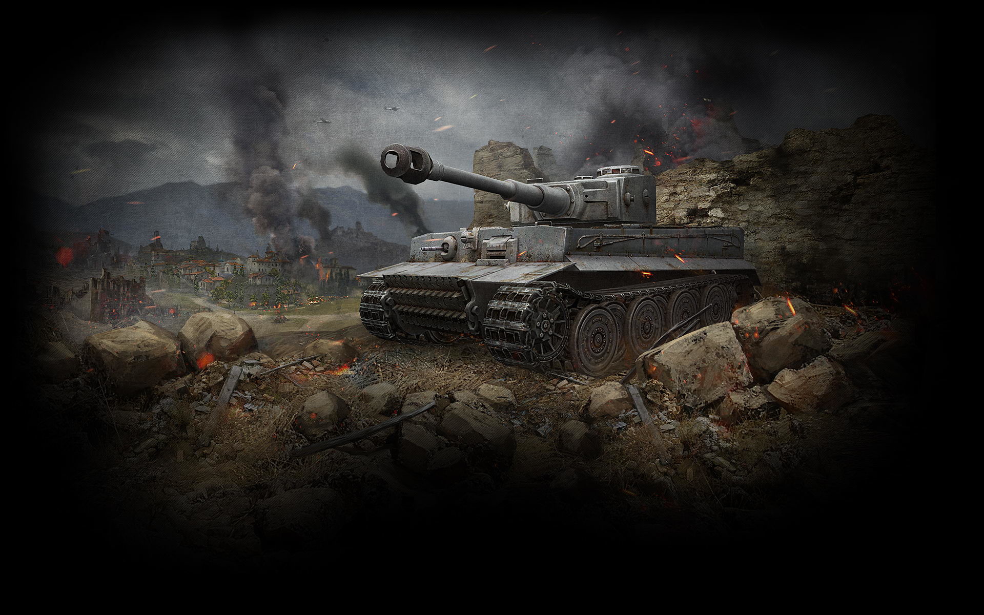 1920x1200 Image for Tiger Tank World of Tanks Wallpaper wide 01