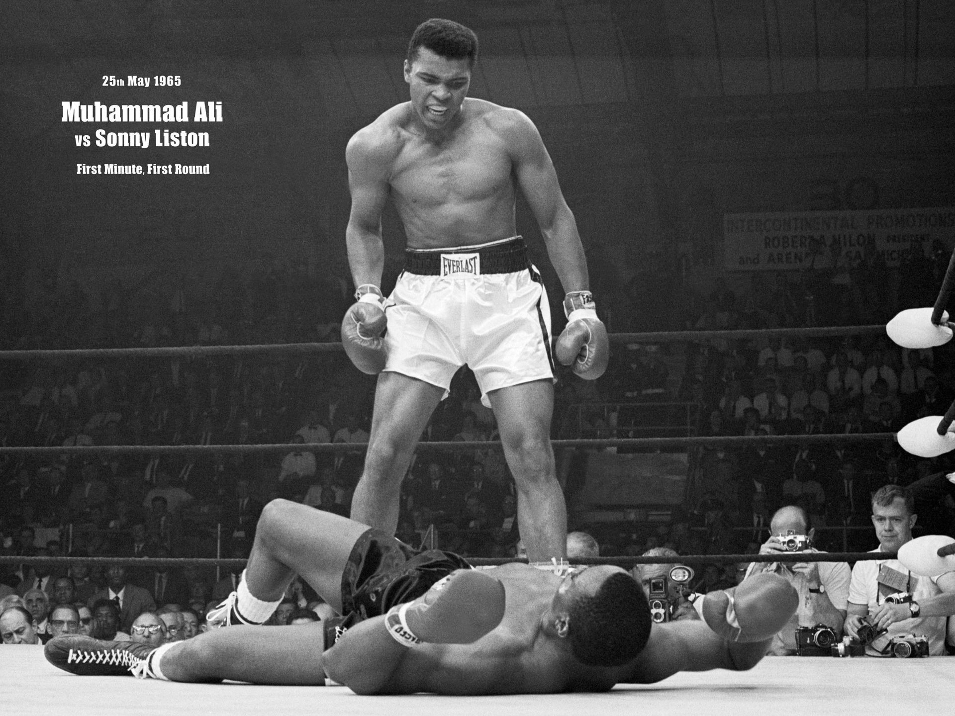 1920x1440 ''Muhammad Ali vs Sonny Liston'' by Anon Celebrities Art Print