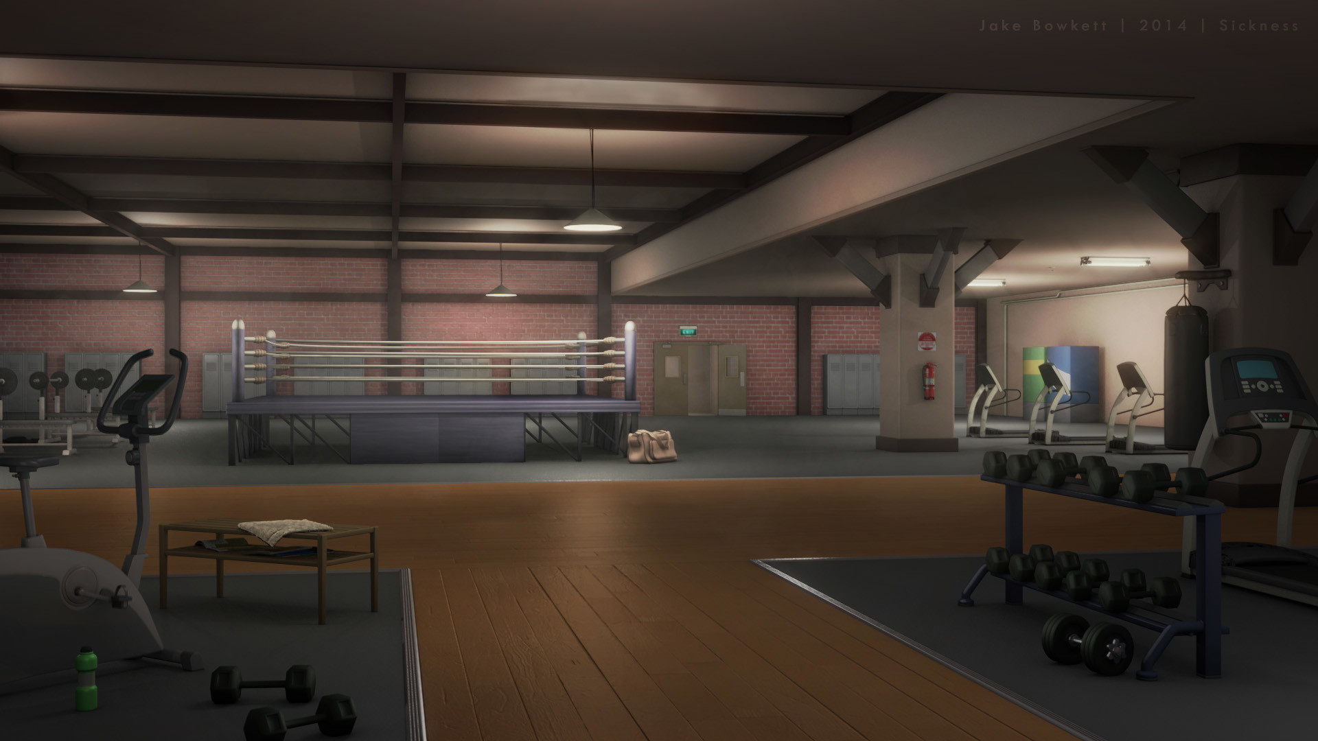 1920x1080 Boxing Gym by JakeBowkett Boxing Gym by JakeBowkett