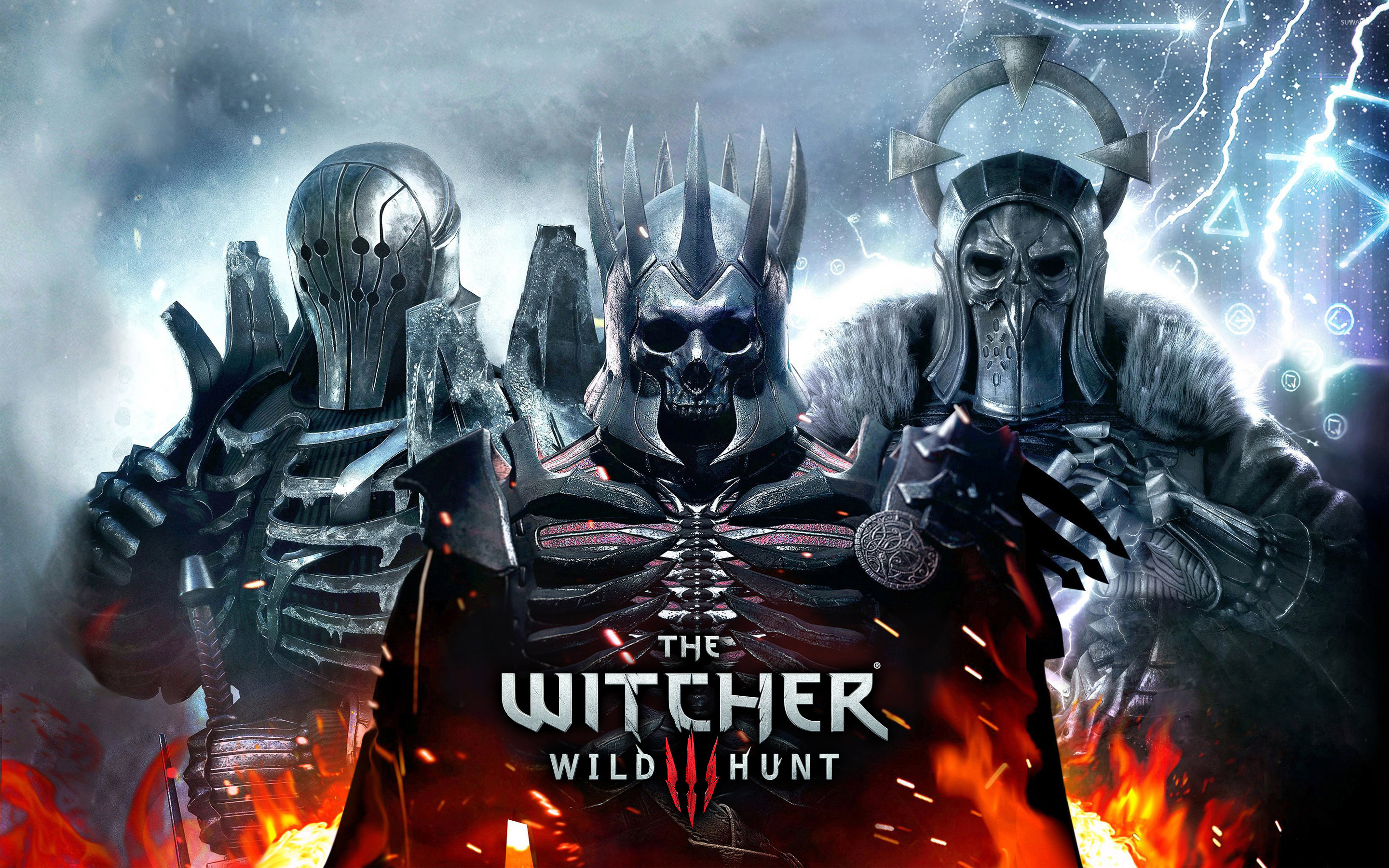 2880x1800 The Witcher 3: Wild Hunt warriors wallpaper
