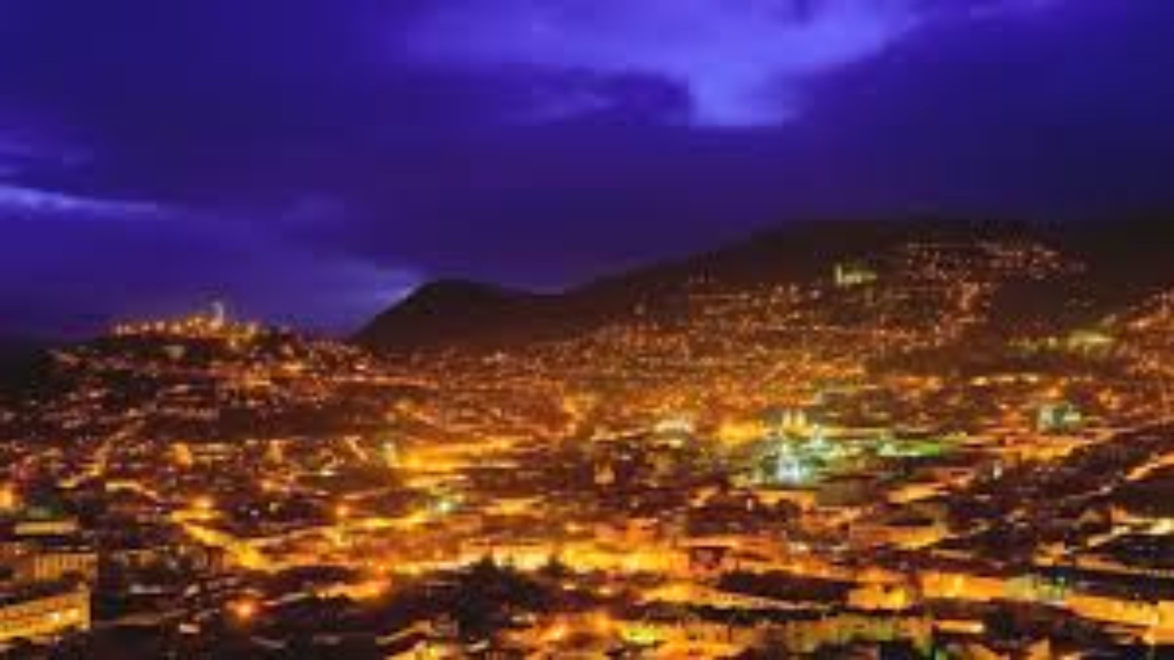 3840x2160 Night View Quito Ecuador 4K Wallpaper